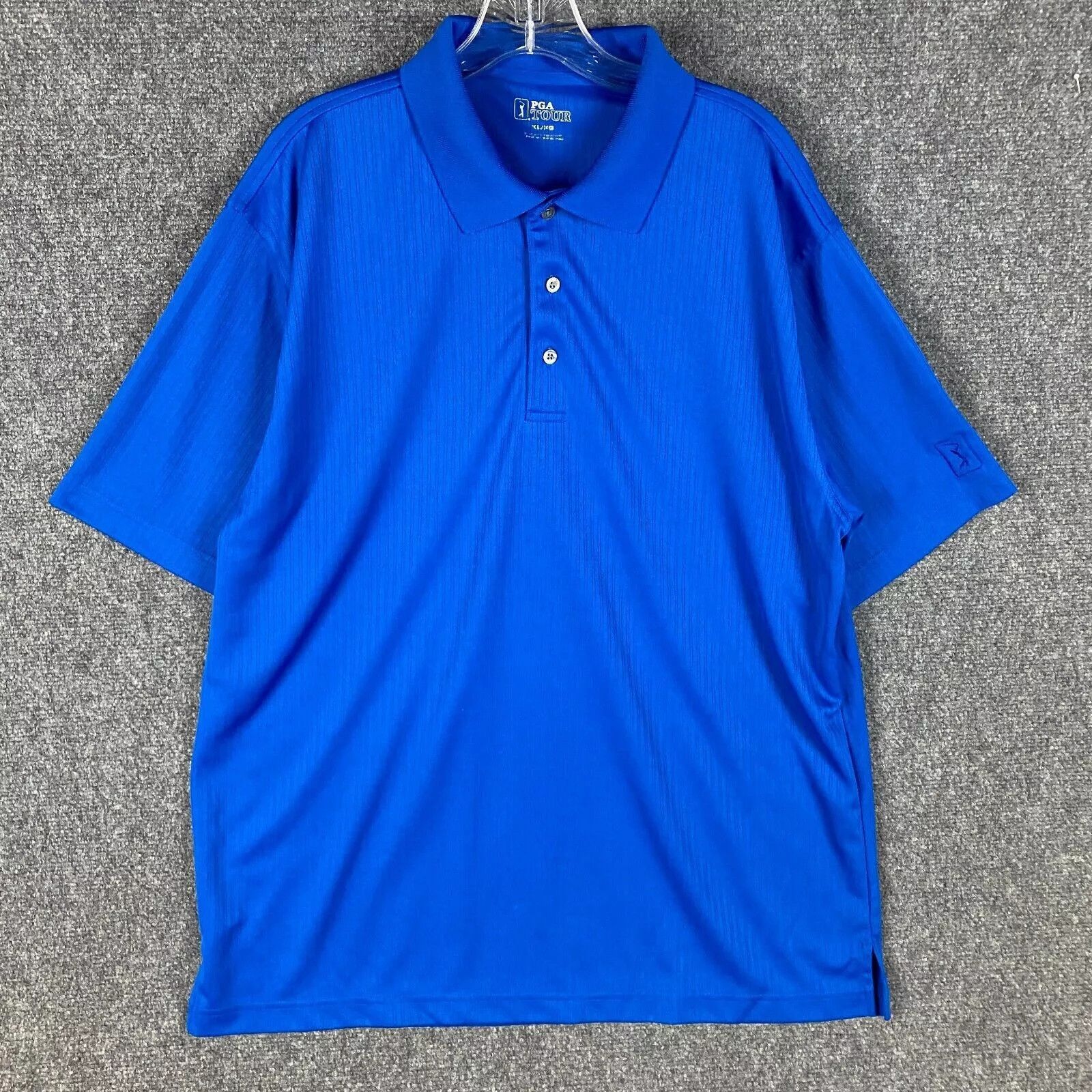 PGA Tour PGA Tour Polo Shirt Men's XL Adults Blue Polyester Size US XL / EU 56 / 4 - 1 Thumbnail