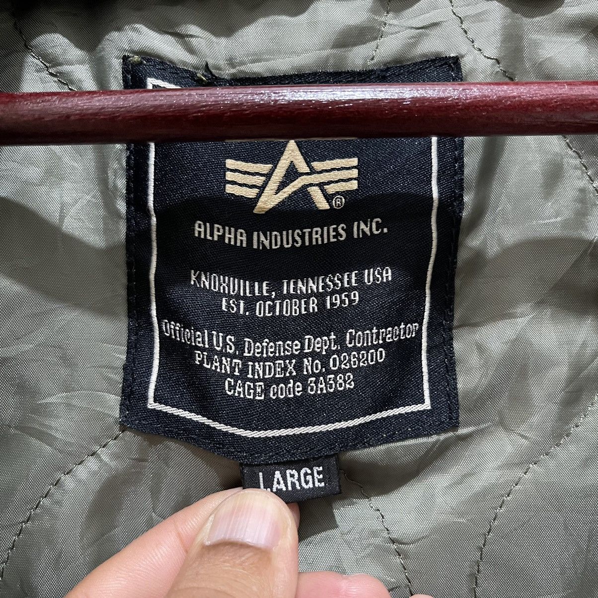 Alpha Industries × Vintage Vintage Alpha Industries OG Military Parka Jacket Size US L / EU 52-54 / 3 - 10 Thumbnail