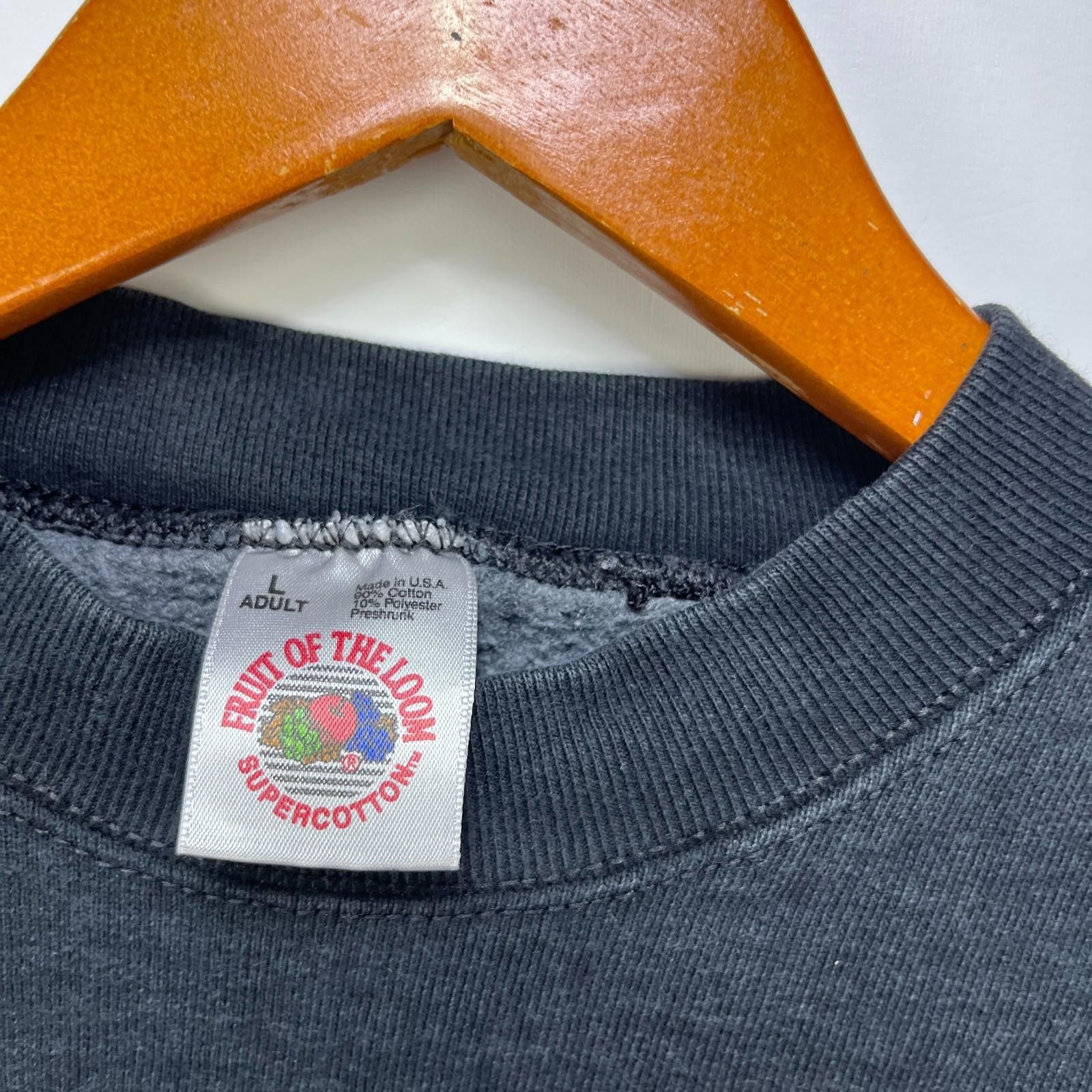 Fruit Of The Loom Vintage 90s KFC Kentucky Chicken Long Sleeve Shirt Large Size US L / EU 52-54 / 3 - 4 Thumbnail