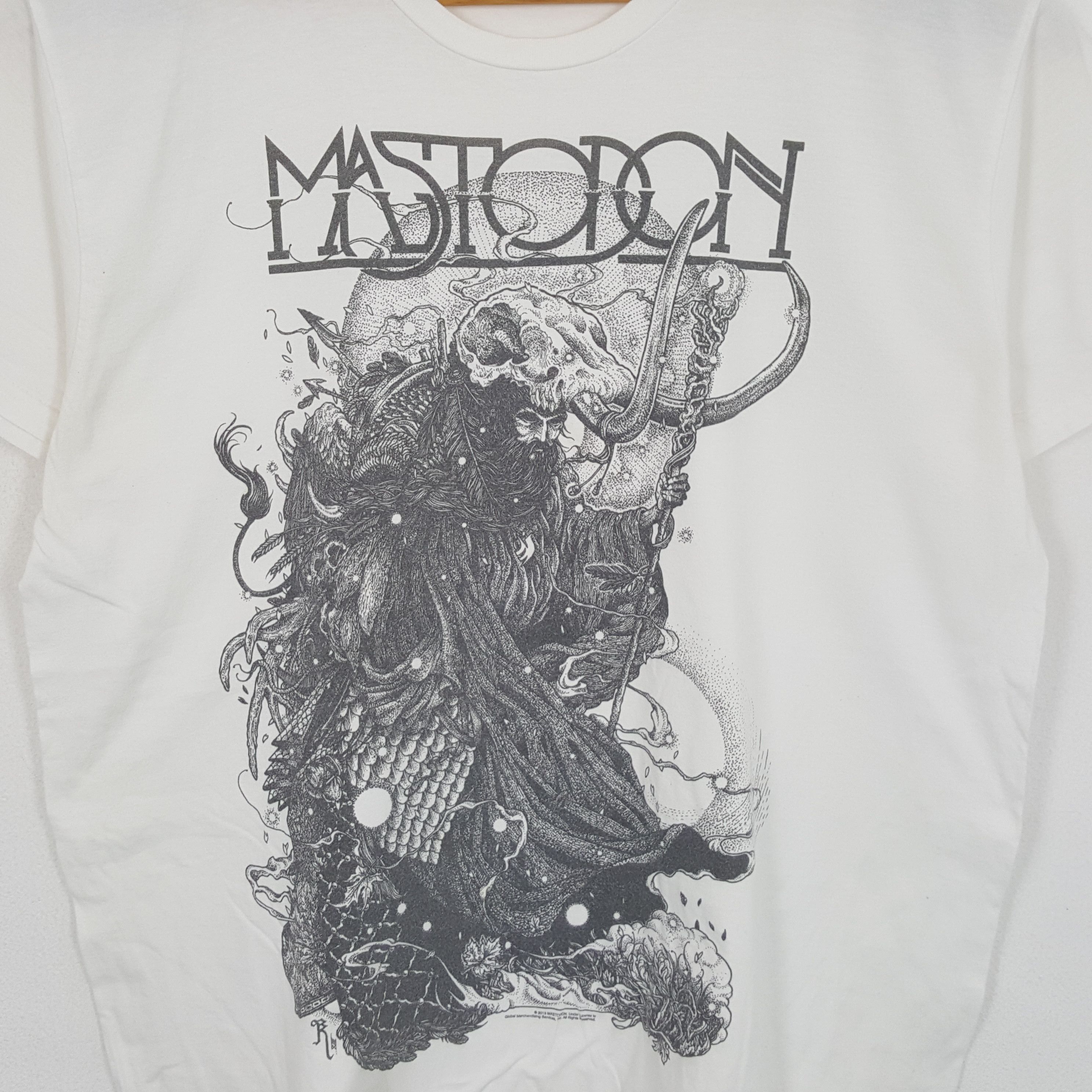Band Tees × Vintage Vintage MASTODON American Rock Band Tour T-Shirts Size US XL / EU 56 / 4 - 2 Thumbnail