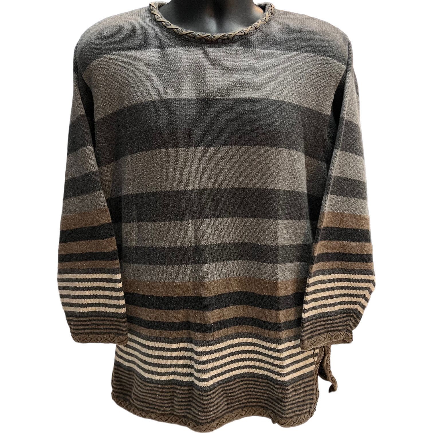 Other Jean Pierre Collection Women's Stripe Pullover Sweater Size L / US 10 / IT 46 - 1 Thumbnail