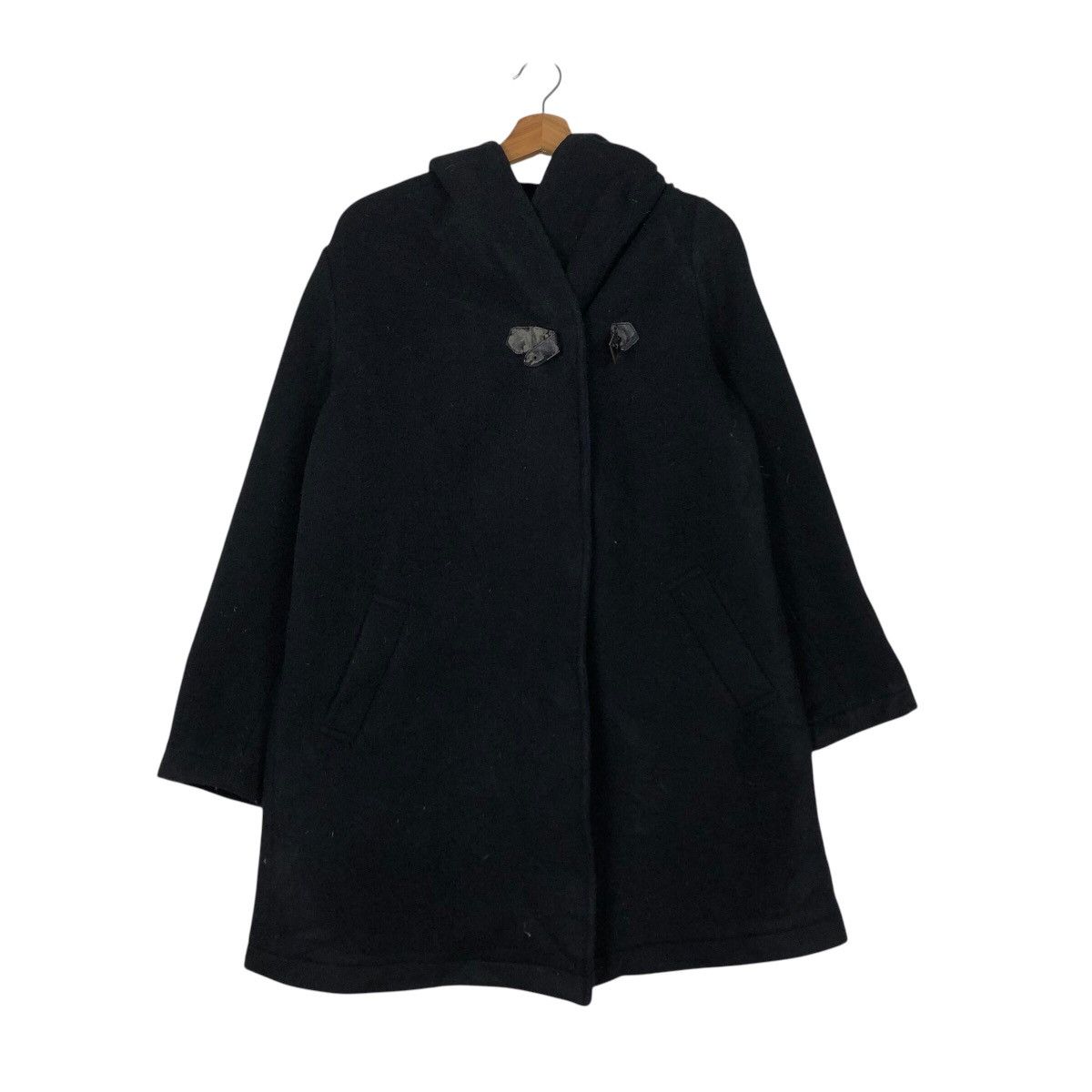 Japanese Brand 📌Vintage Wool Jacket Rich Black Keith Issey Miyake Size US M / EU 48-50 / 2 - 2 Thumbnail