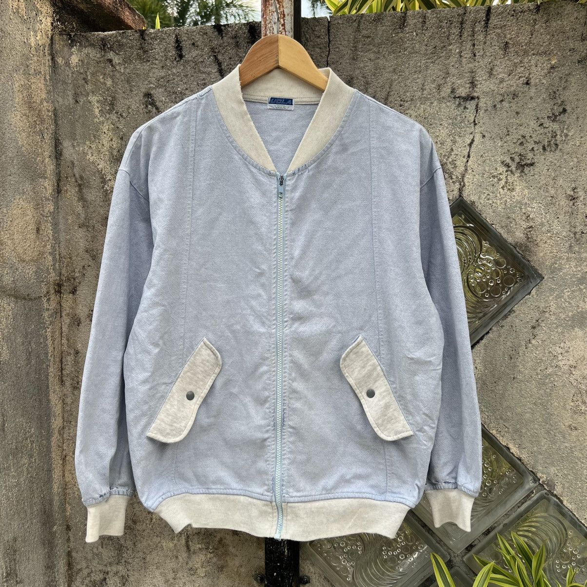 Vintage “VINTAGE” UCLA STAFF DISTRESS ZIP UP BLUE JACKET Size US M / EU 48-50 / 2 - 2 Thumbnail