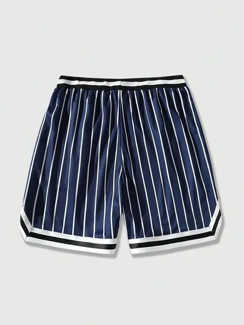 Jean Stripe basketball Graphic shorts DRIP Size US 34 / EU 50 - 3 Thumbnail