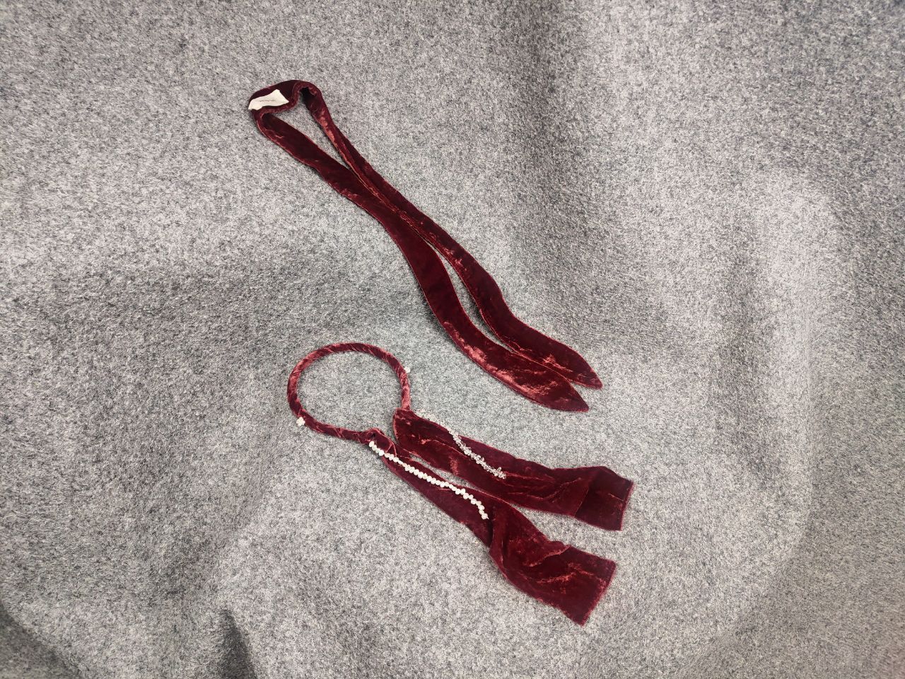 Japanese Brand Peng Tai Silk Hair band tie velvet Accessories Collection Size ONE SIZE - 1 Thumbnail