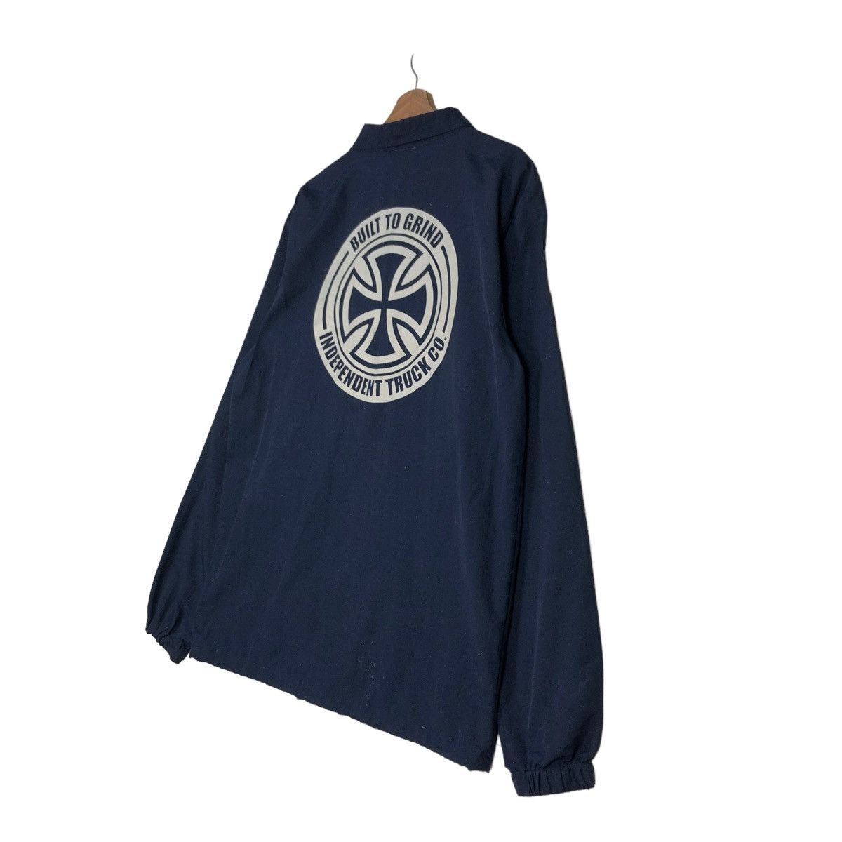 Independent Trading Co. 🔥VINTAGE BUTTON JACKET INDEPENDENT TRUCK CO BIG LOGO Size US M / EU 48-50 / 2 - 10 Thumbnail