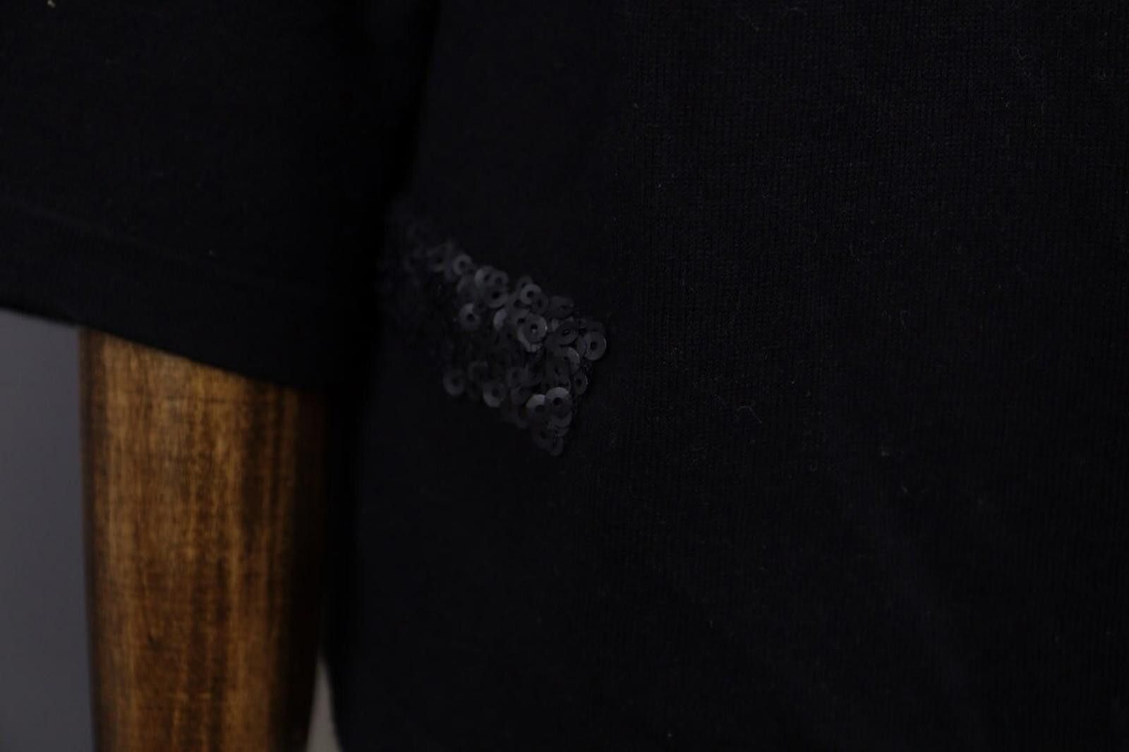 Escada LAUREL Black Lagenlook Relaxed Sweater Size I 48 / USA 12 Size XL / US 12-14 / IT 48-50 - 6 Thumbnail
