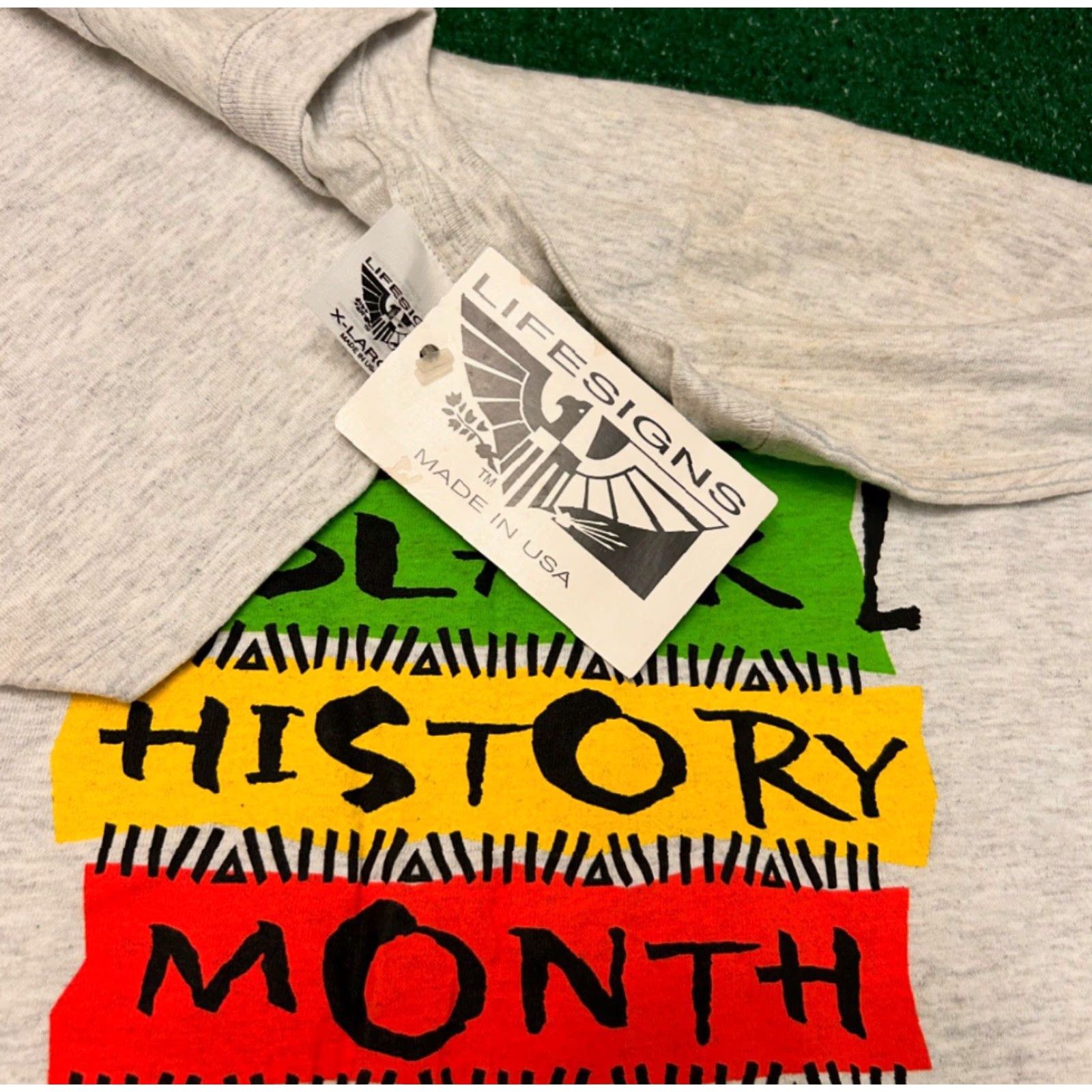 Vintage VINTAGE 90s Black History Month VTG Shirt Mens XL New With Tags 1990s Size US XL / EU 56 / 4 - 2 Thumbnail
