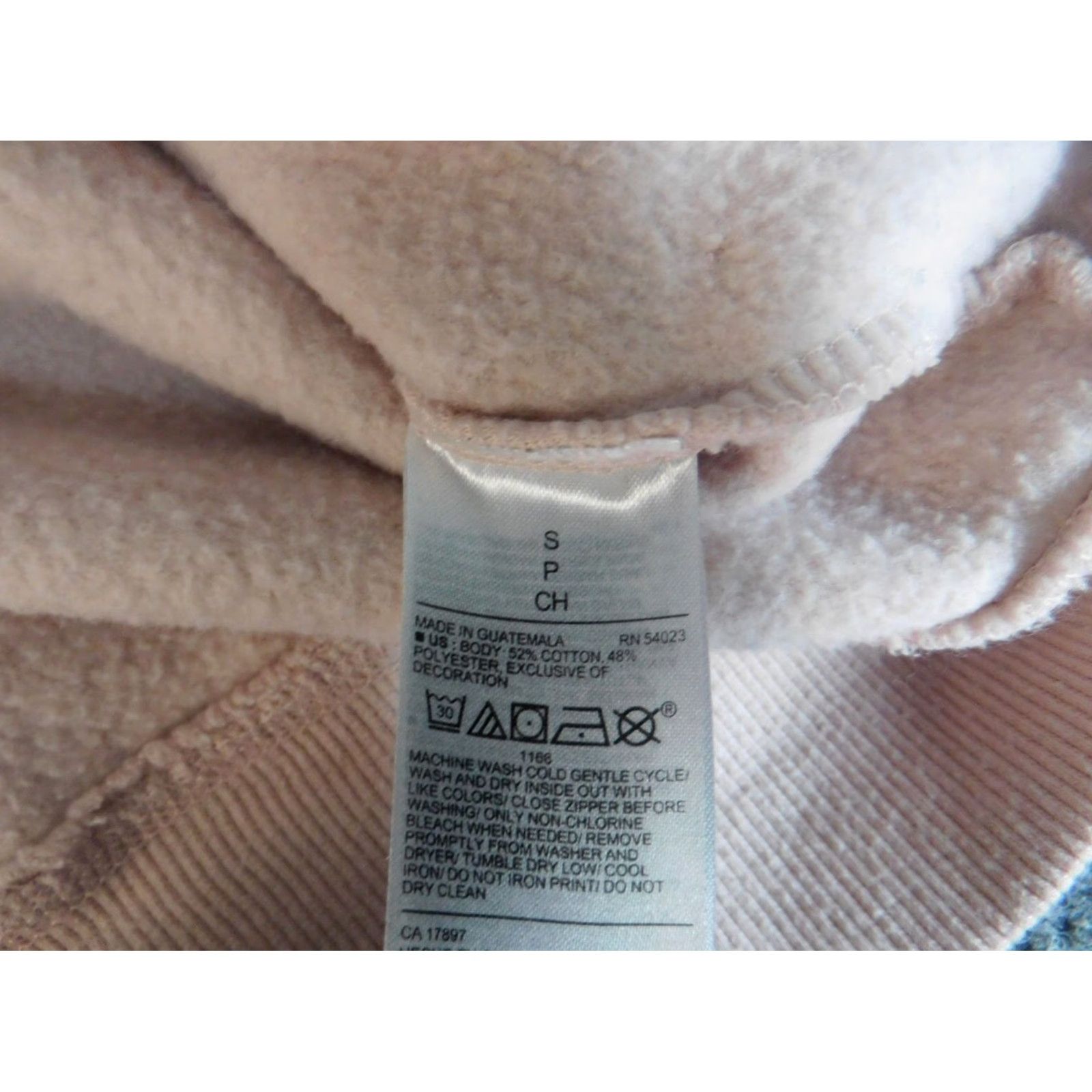 Old Navy Old Navy Womens Sweater Pullover Zip Knit Pink Small Crew Neck Puff Sleeve Bow Button Full Zip - Mens? Size S / US 4 / IT 40 - 6 Thumbnail