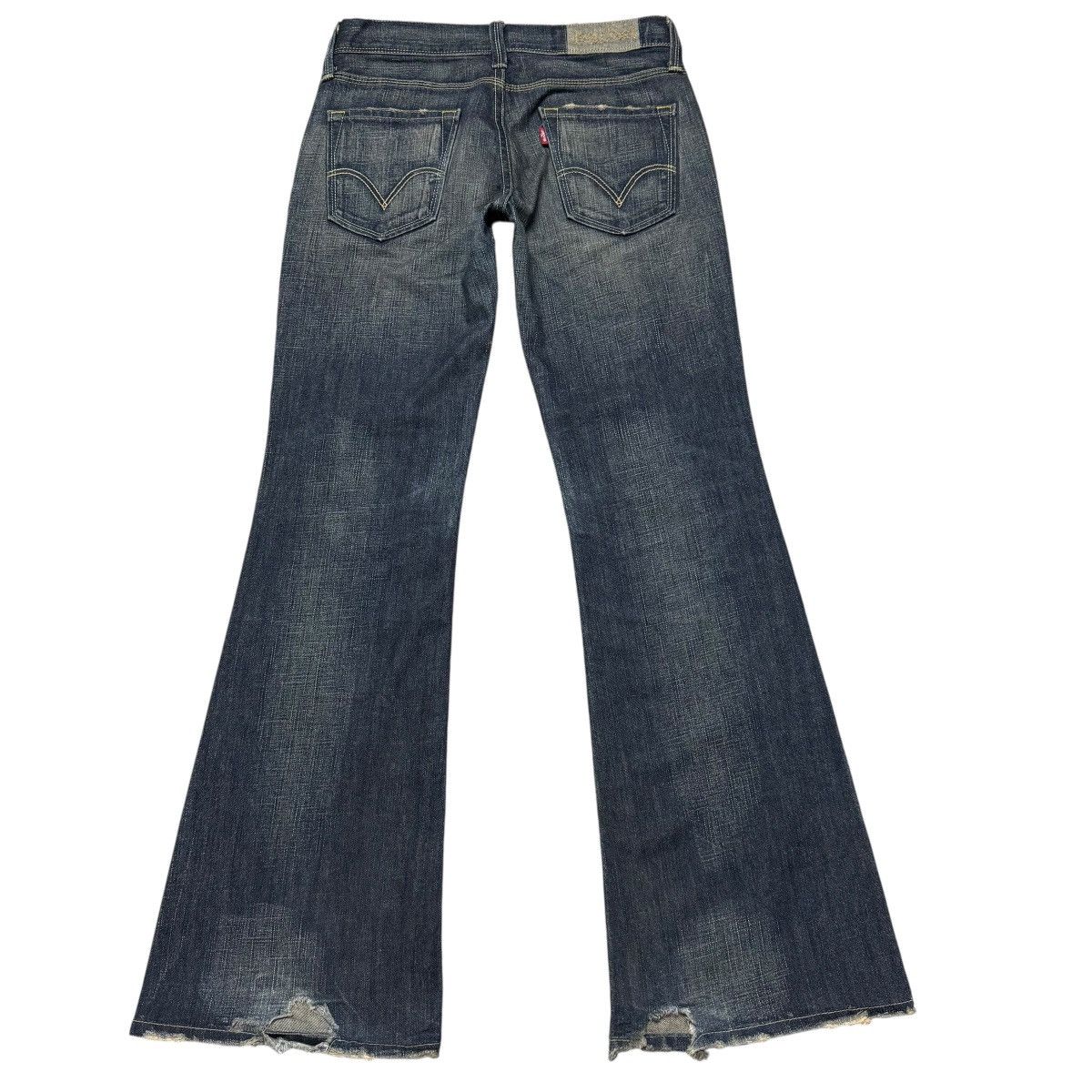 Levi's Vintage Levis Super Flare Jeans Low Rise Size 29" - 2 Thumbnail