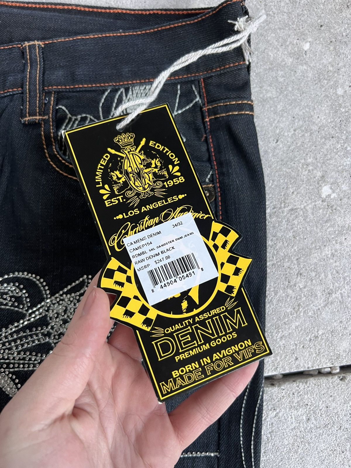 Christian Audigier New Christian Audigier Jeans Baggy Skate Fit Size US 36 / EU 52 - 7 Thumbnail
