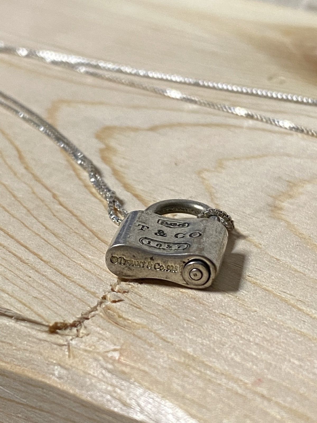 Tiffany & Co. Tiffany & Co Heart Lock Pendant Sterling Silver Necklace Size ONE SIZE - 9 Thumbnail