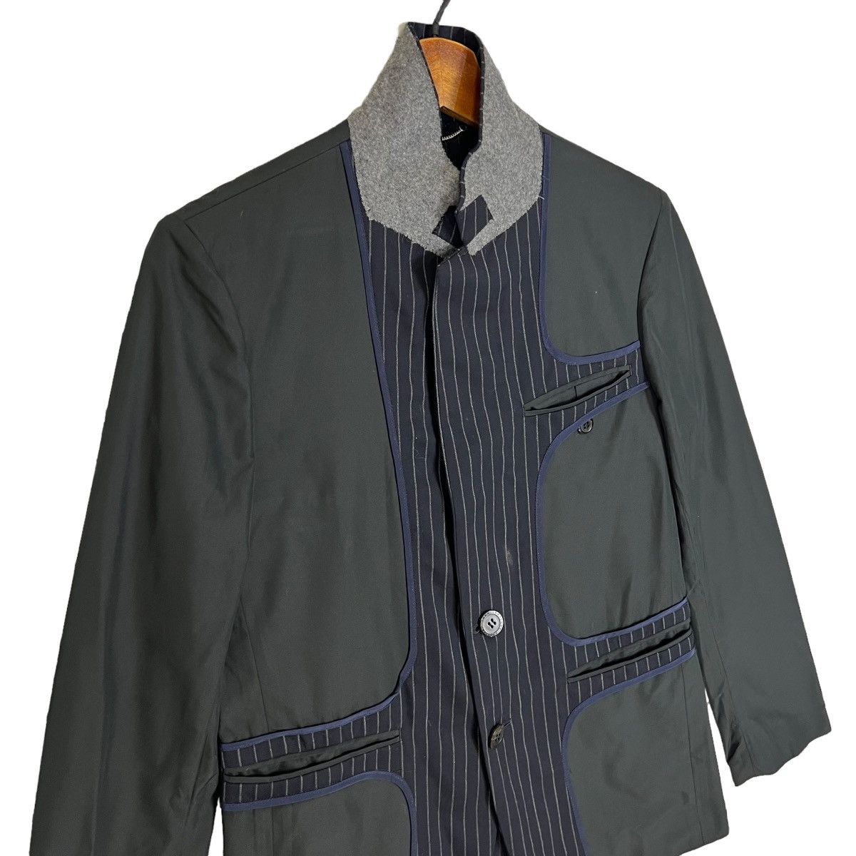 JOHN LAWRENCE SULLIVAN Inside Out Constructed Blazer Size US XXS / EU 40 - 4 Thumbnail