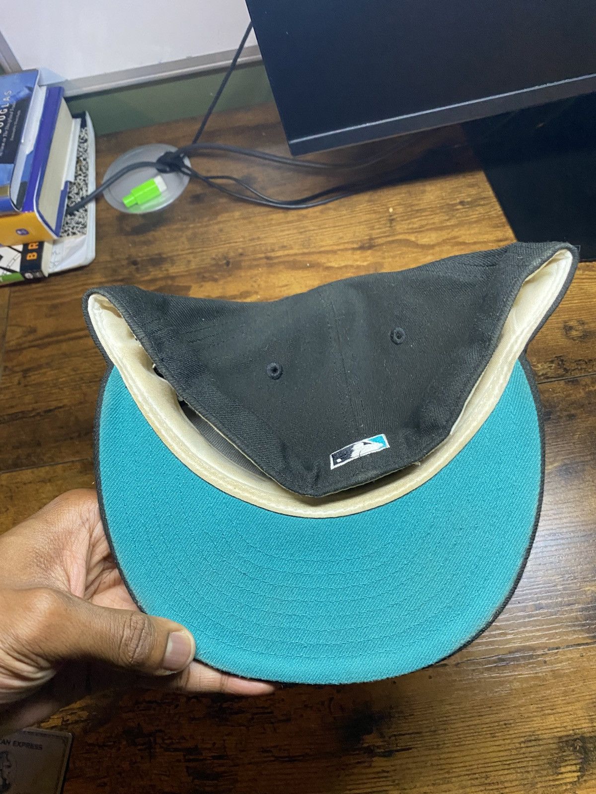 Hat Club Hat club teal brim Size ONE SIZE - 2 Thumbnail