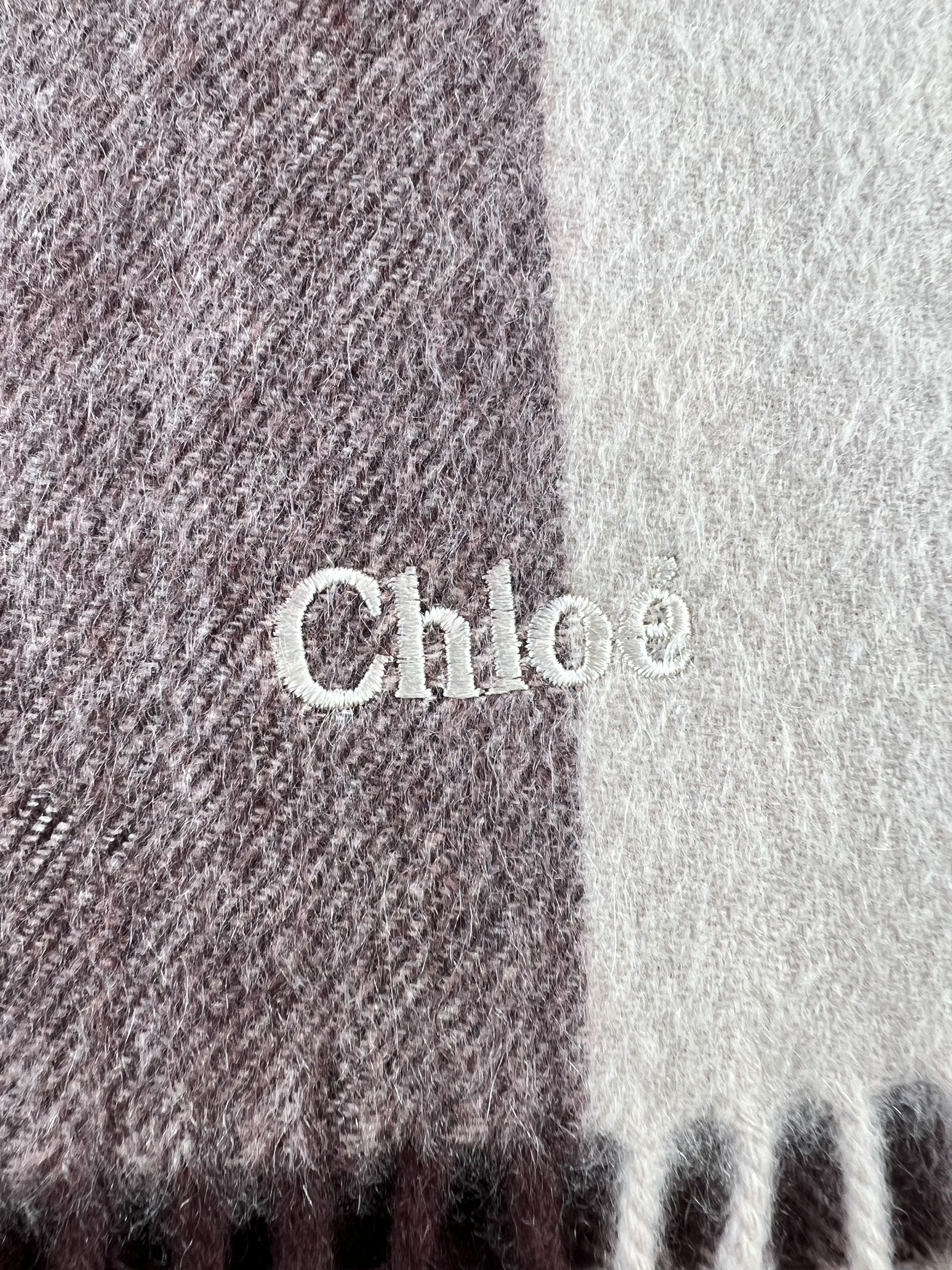 Chloe Chloe Cashmere Scarf / Muffler / Neckwear P971 Size ONE SIZE - 4 Thumbnail