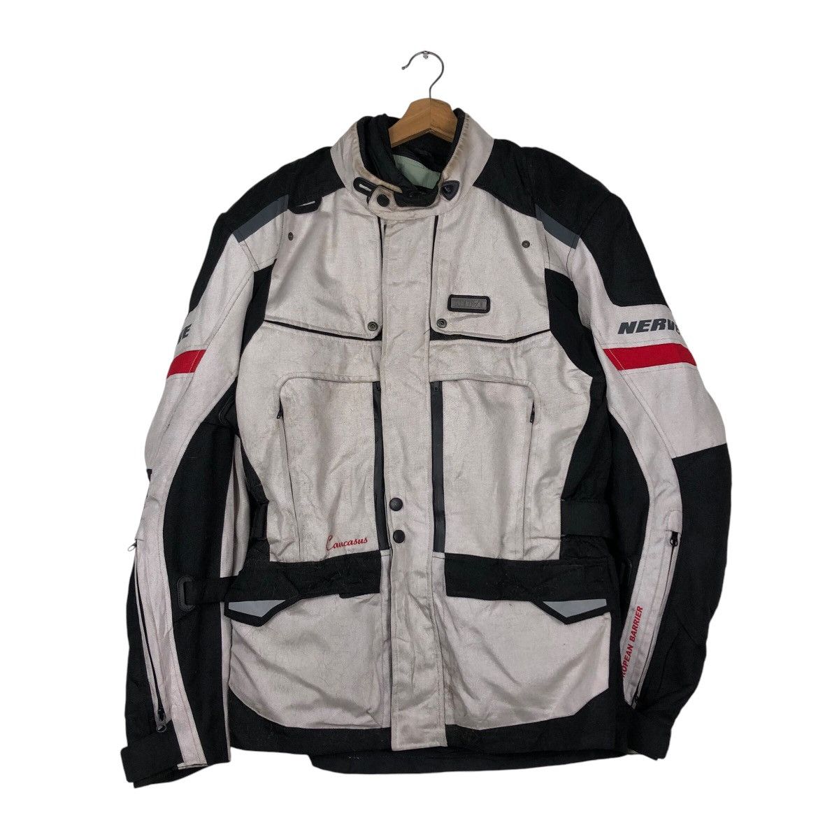 Hein Gericke × Japanese Brand 📌Vintage Biker Jacket Motor Cross Racing Nerve Issey Miyake Size US XL / EU 56 / 4 - 2 Thumbnail