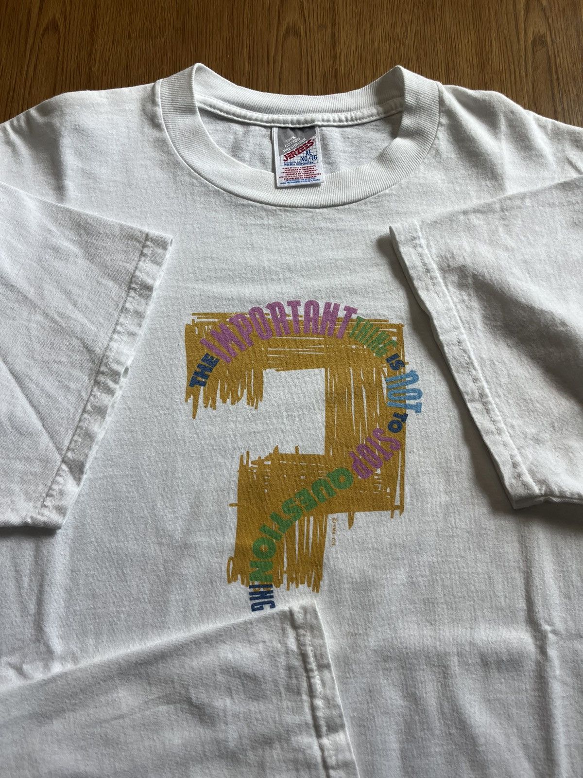 Arts & Science Vintage EINSTEIN The IMPORTANT thing is not to stop ? 90’s Size US XL / EU 56 / 4 - 8 Thumbnail