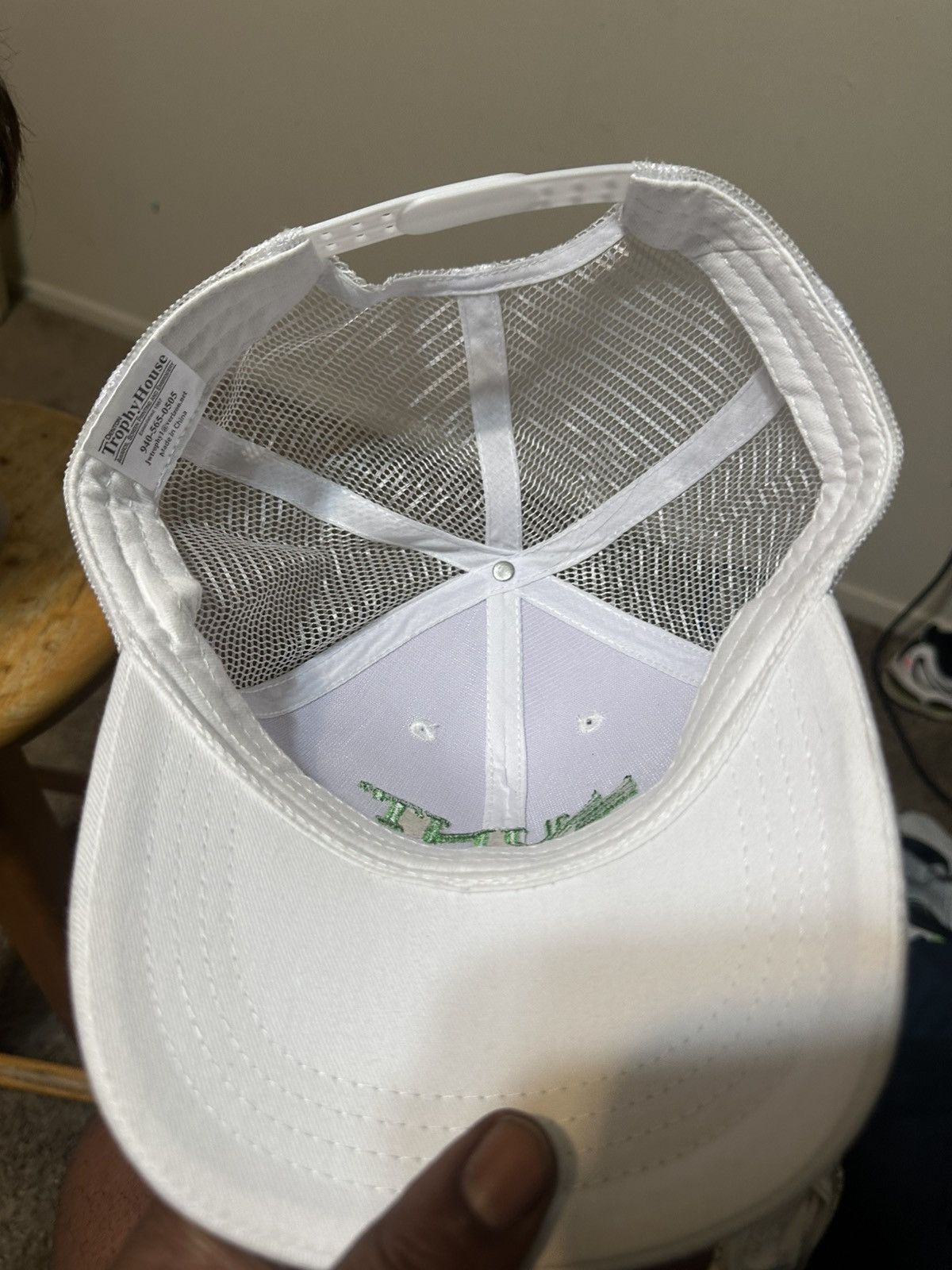 NCAA Vintage University of North Texas “triple white” hat 00s Size ONE SIZE - 7 Thumbnail