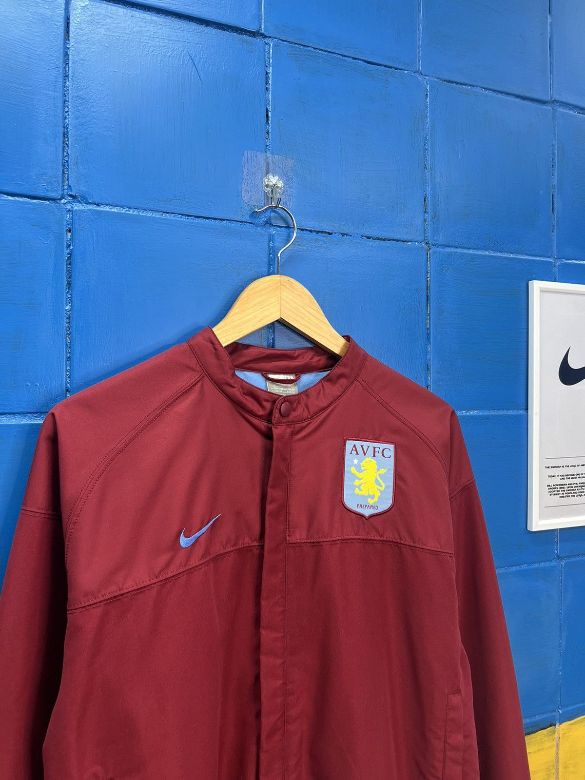 Vintage Vintage Nike 2008-2009 FC Aston Villa Track Jacket Size US M / EU 48-50 / 2 - 3 Thumbnail