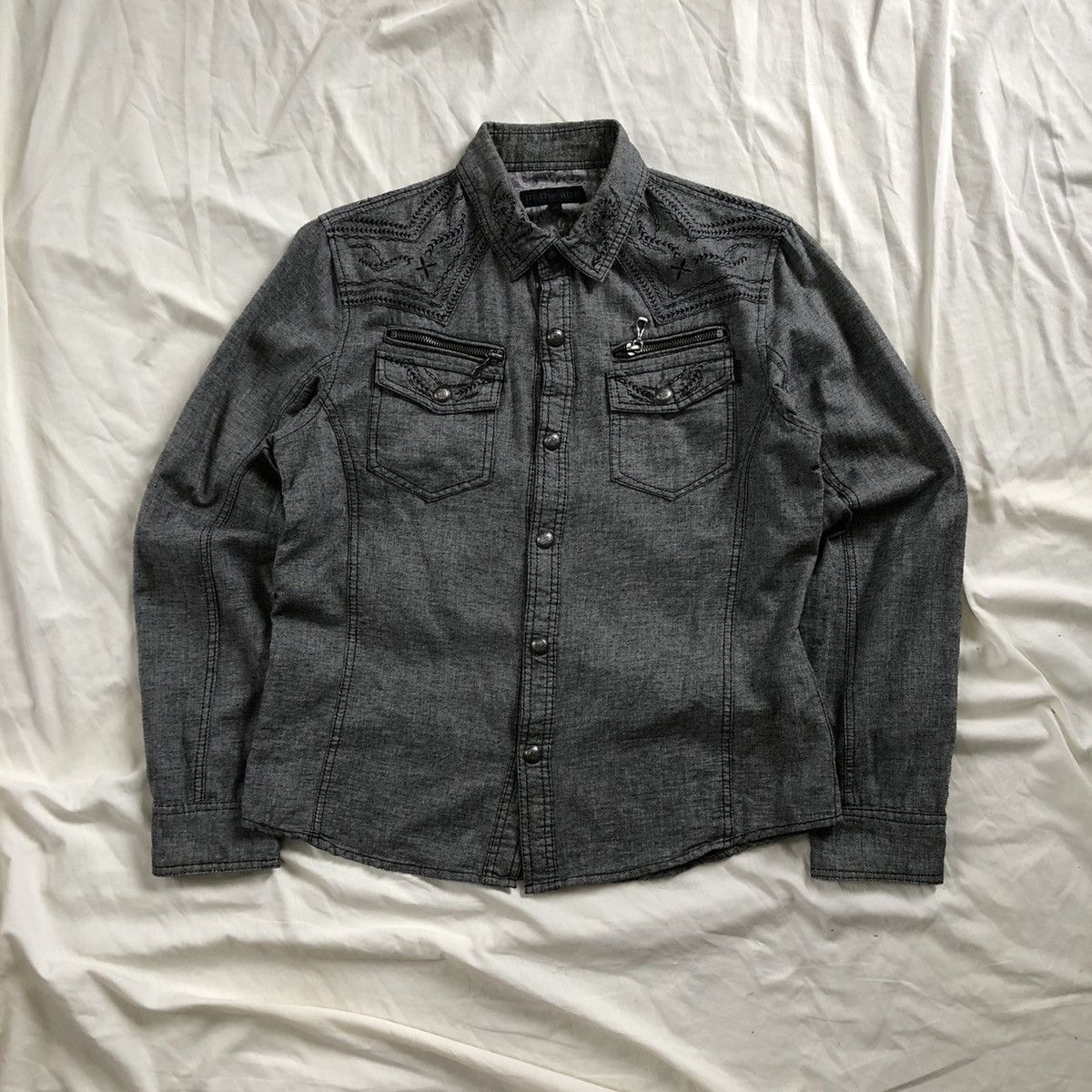 In The Attic IN THE ATTIC Rare Design Western Button Shirt Size US M / EU 48-50 / 2 - 1 Thumbnail