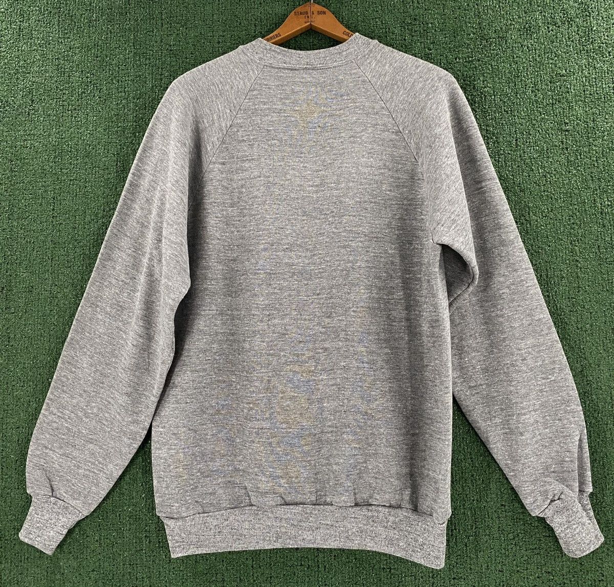 Jerzees Vintage 90’s Daddy Don Grey Raglan Tri Blend Sweatshirt Mens Size US L / EU 52-54 / 3 - 7 Thumbnail