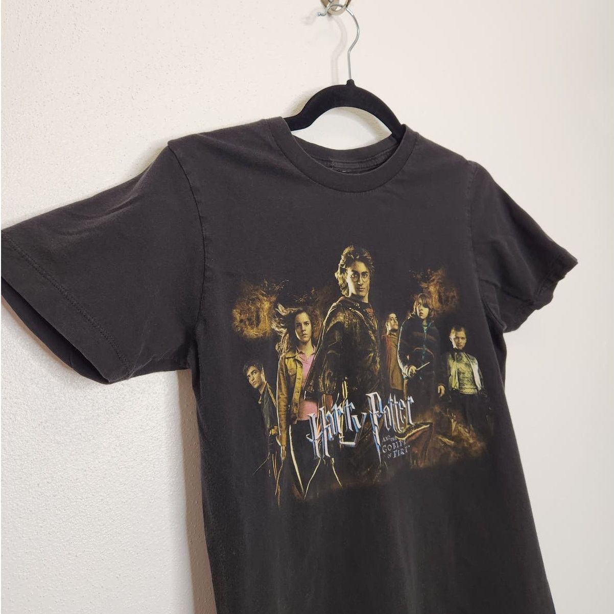 Vintage Vintage y2K Harry Potter Goblet Fire Promo Black Shirt Movie Size S / US 4 / IT 40 - 3 Thumbnail