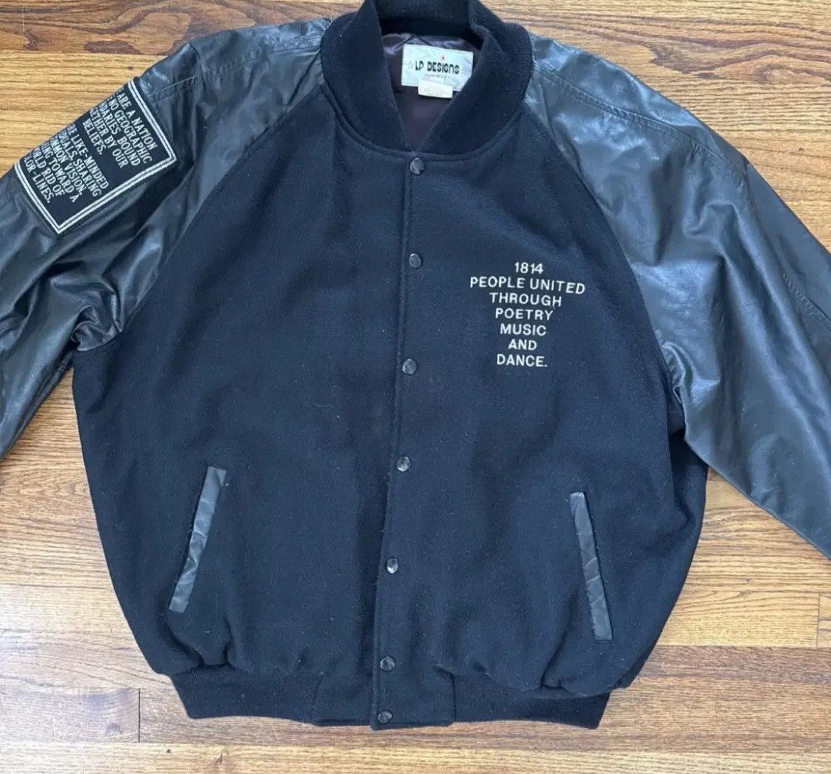 Vintage Janet Jackson 1990 World Tour Varsity Jacket Size US XL / EU 56 / 4 - 2 Thumbnail