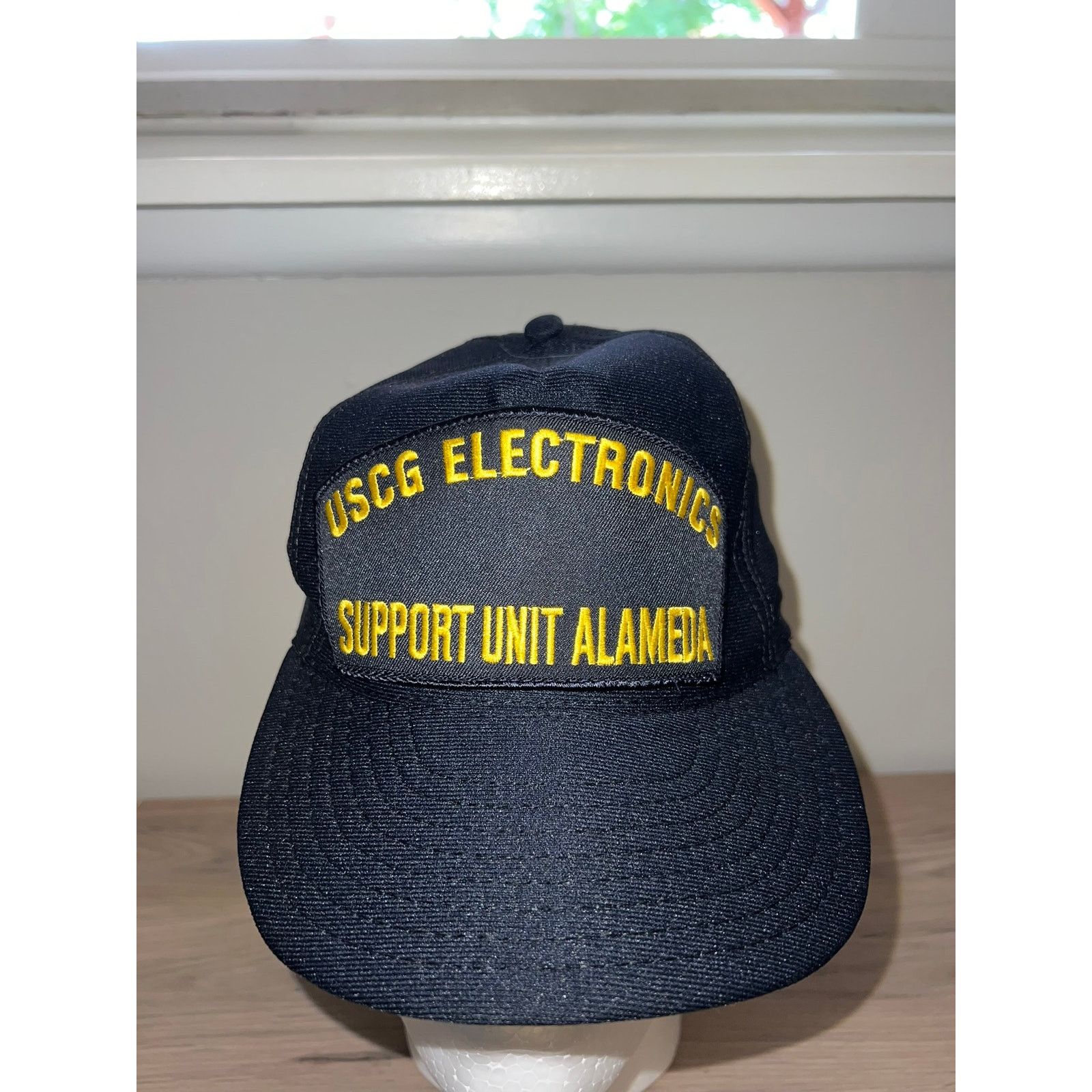 Vintage USCG US Coast Guard Electronics Support Unit Alameda Hat Size ONE SIZE - 2 Thumbnail