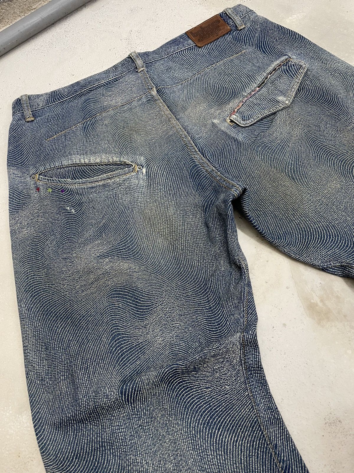 GOSTAR DE FUGA Japan Semantic Rare Style Distress Denim (A11) Size US 36 / EU 52 - 12 Thumbnail