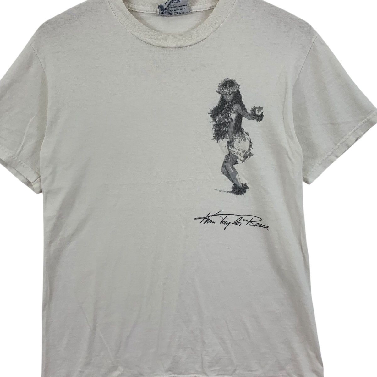 Vintage Vintage 90’ KIM TAYLOR REECE Hawaii Hula Girl Kahiko Tee Size US S / EU 44-46 / 1 - 3 Thumbnail