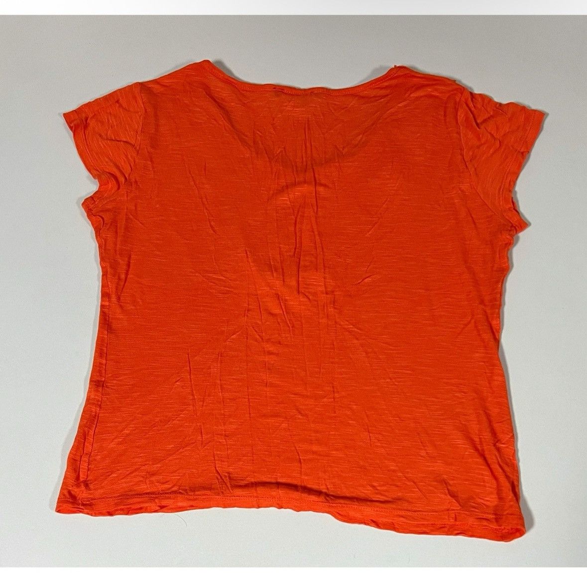 Vintage Orange Boho Embroidered Short Sleeve Shirt Blouse Size M 🧡✨ Size M / US 6-8 / IT 42-44 - 4 Thumbnail