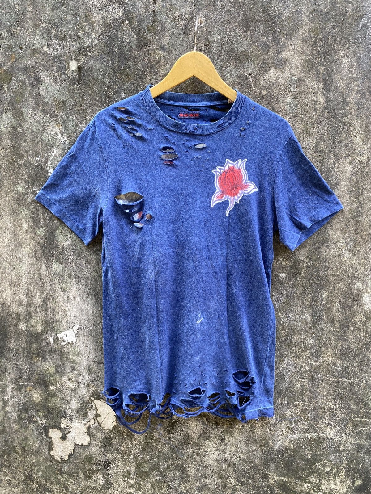 Vintage Blue Blue Japan Indigo Thrashed Distressed Kapital ERD style Size US M / EU 48-50 / 2 - 1 Thumbnail