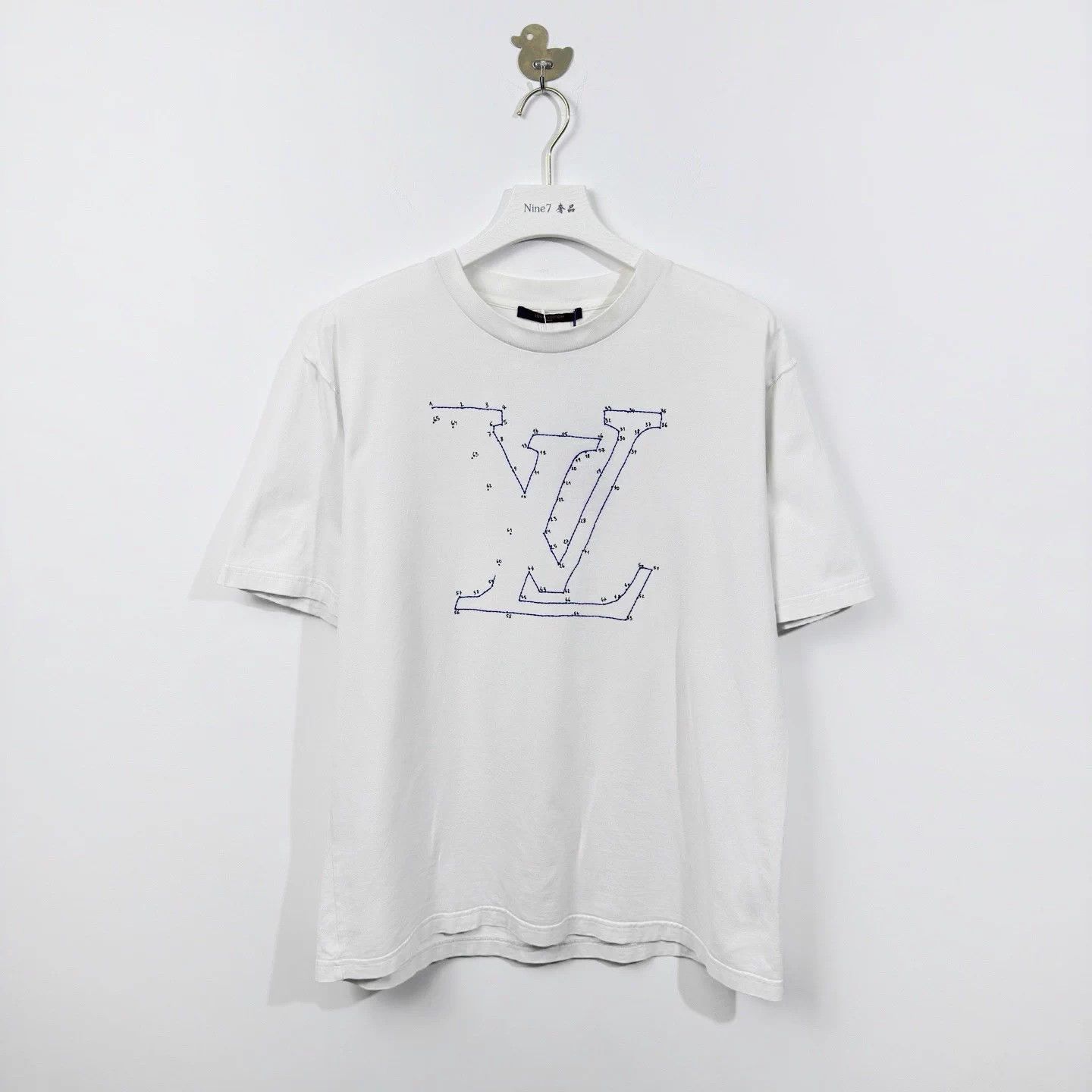 Louis Vuitton LV monogram print short-sleeve t-shirt ivory XXL Size US XXL / EU 58 / 5 - 1 Thumbnail