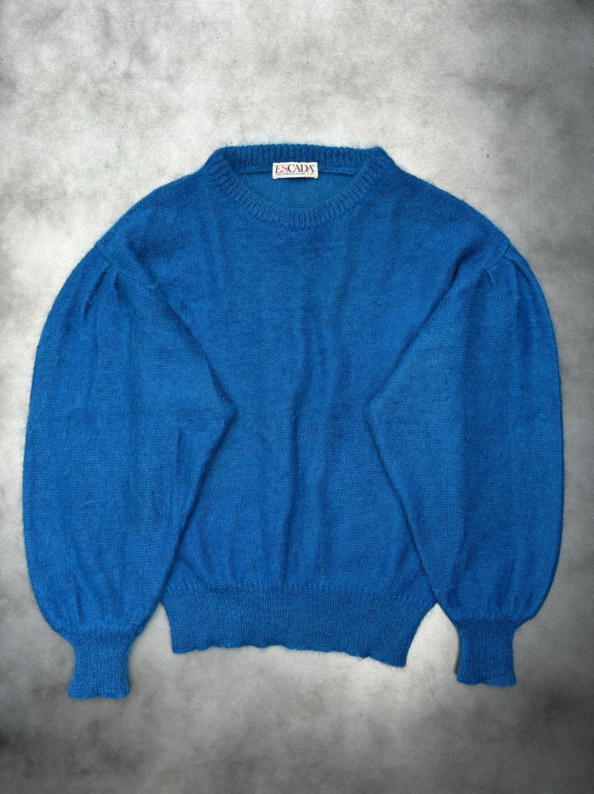 Escada × Escada Sport × Vintage 1980s Escada Mohair Sweater Vintage Escada Sweater W Germany Size US S / EU 44-46 / 1 - 17 Thumbnail