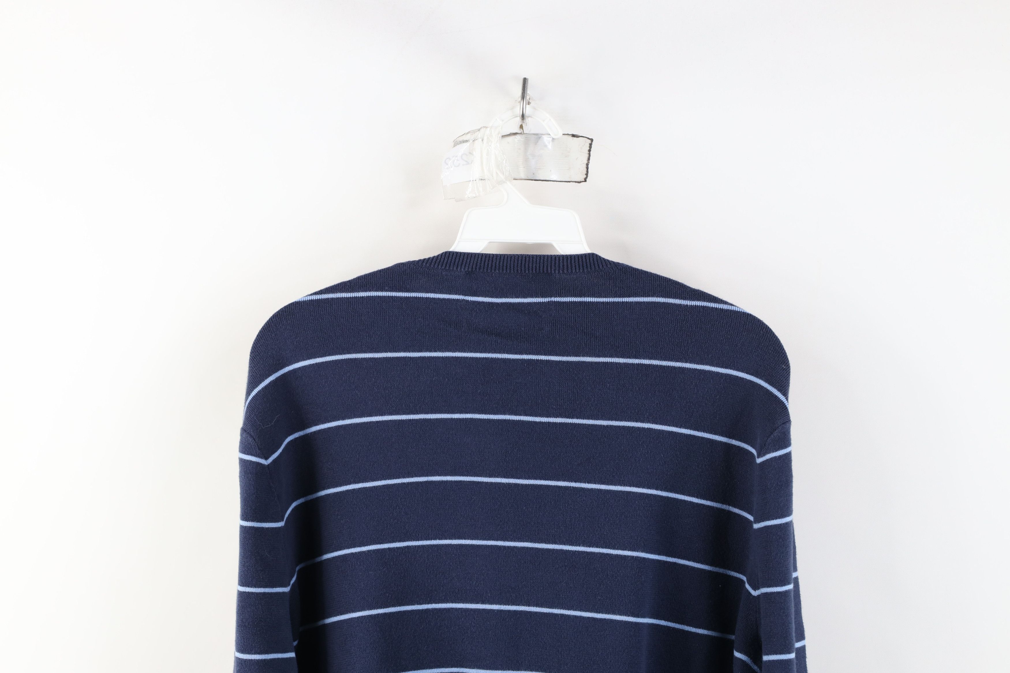 Polo Ralph Lauren Vintage 90s Ralph Lauren Striped Pima Cotton Knit Sweater Size US M / EU 48-50 / 2 - 10 Thumbnail