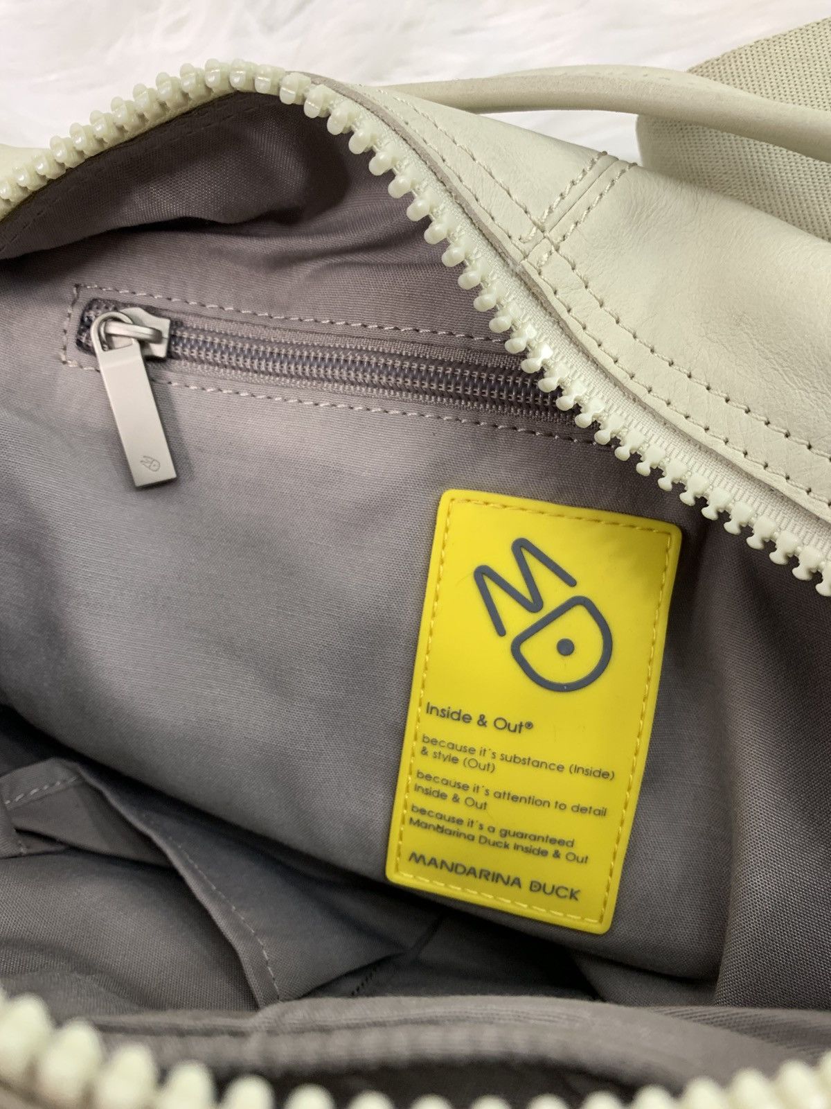 Designer × Mandarina Duck Mandarina Duck 2in1 Leather Backpack/Bag Size ONE SIZE - 13 Thumbnail