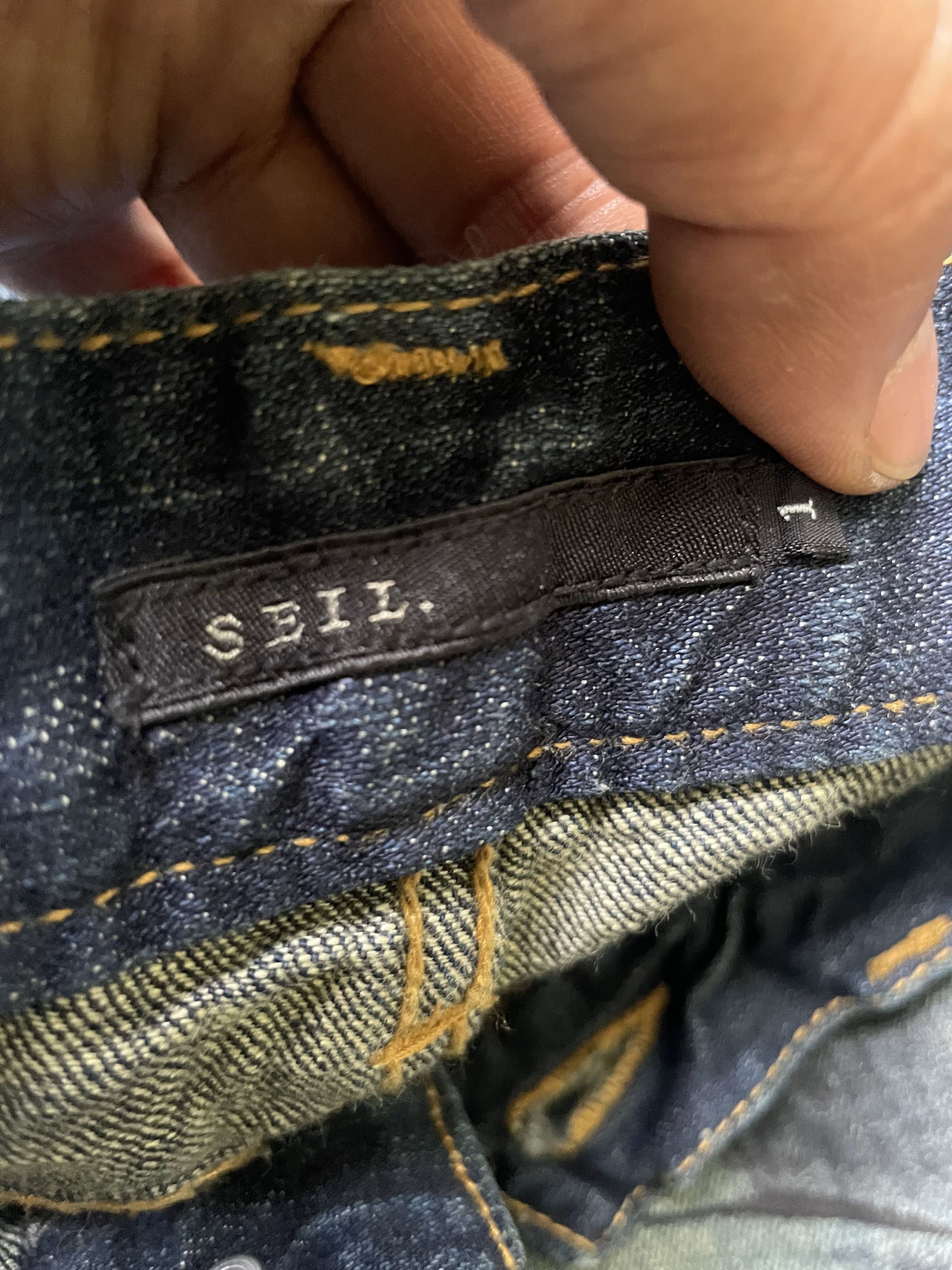 Japanese Brand Seil Flare Distresed Denim Size 31" - 14 Thumbnail