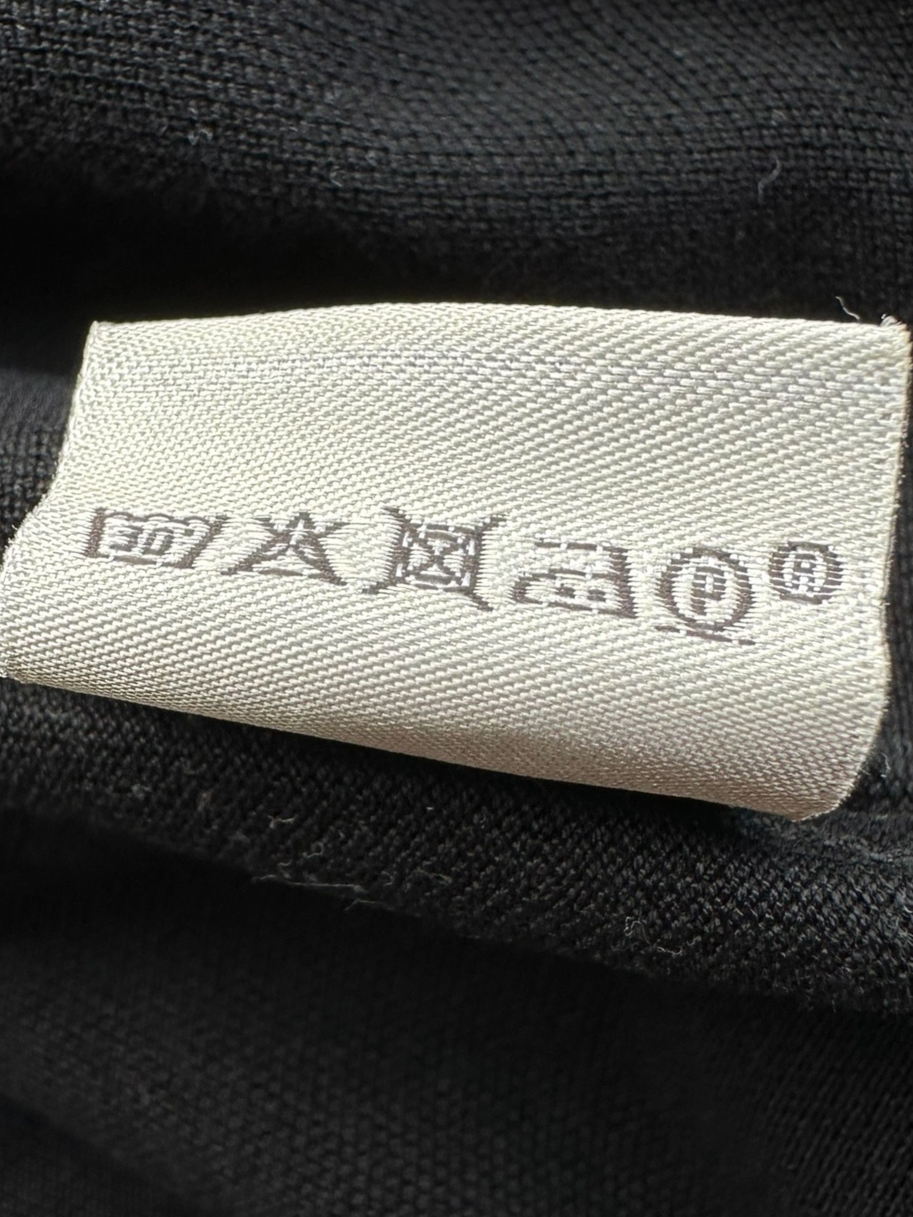 Hermes Hermes Black Embroidered Logo Pocket T-Shirt Size US L / EU 52-54 / 3 - 6 Thumbnail