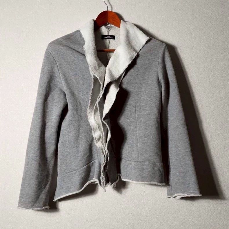 Comme des Garcons COMME des GARÇONS Ruffled Collar Cardigan - dmc Size US M / EU 48-50 / 2 - 1 Thumbnail
