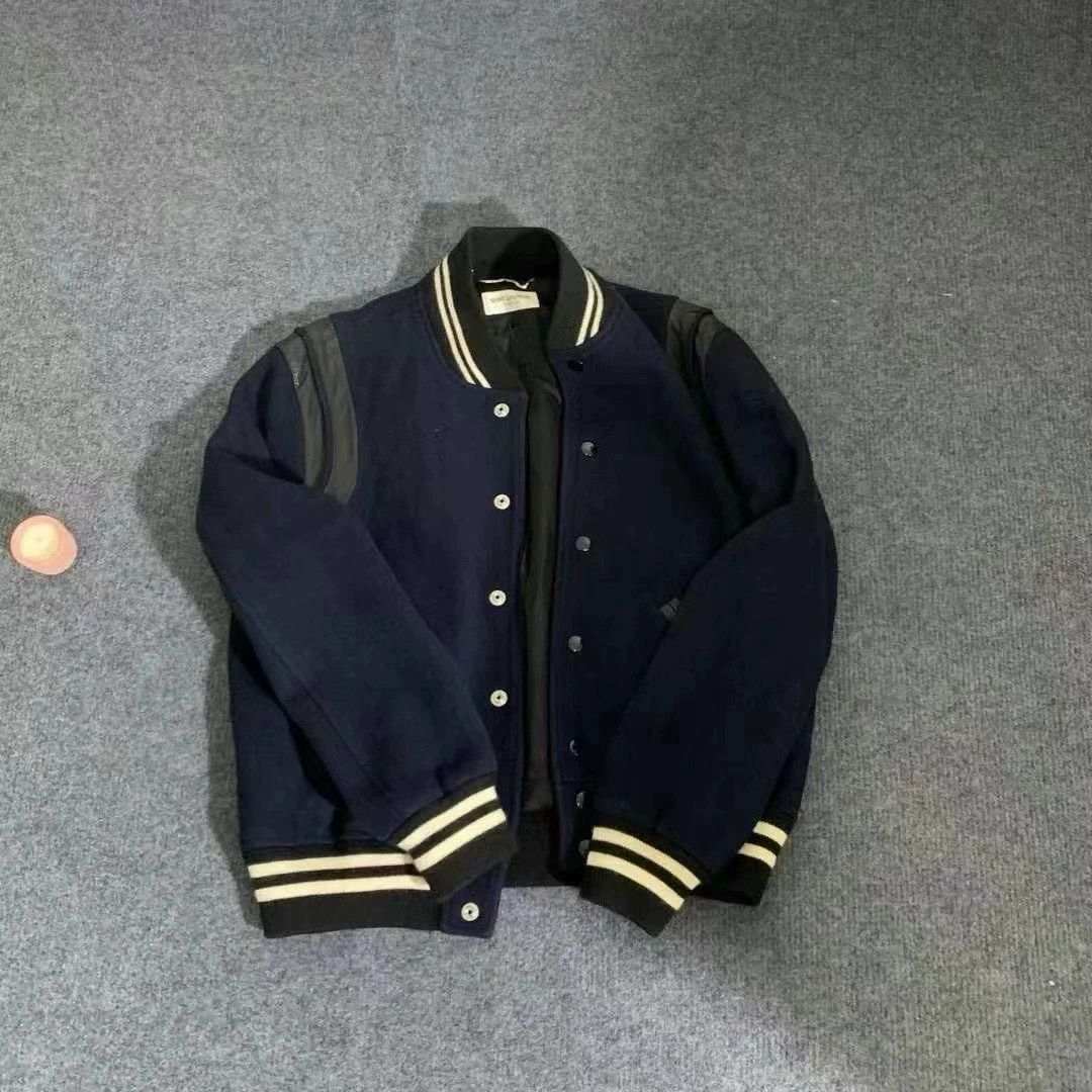 Saint Laurent Paris Saint Laurent Paris Classic baseball jacket Size US S / EU 44-46 / 1 - 1 Thumbnail