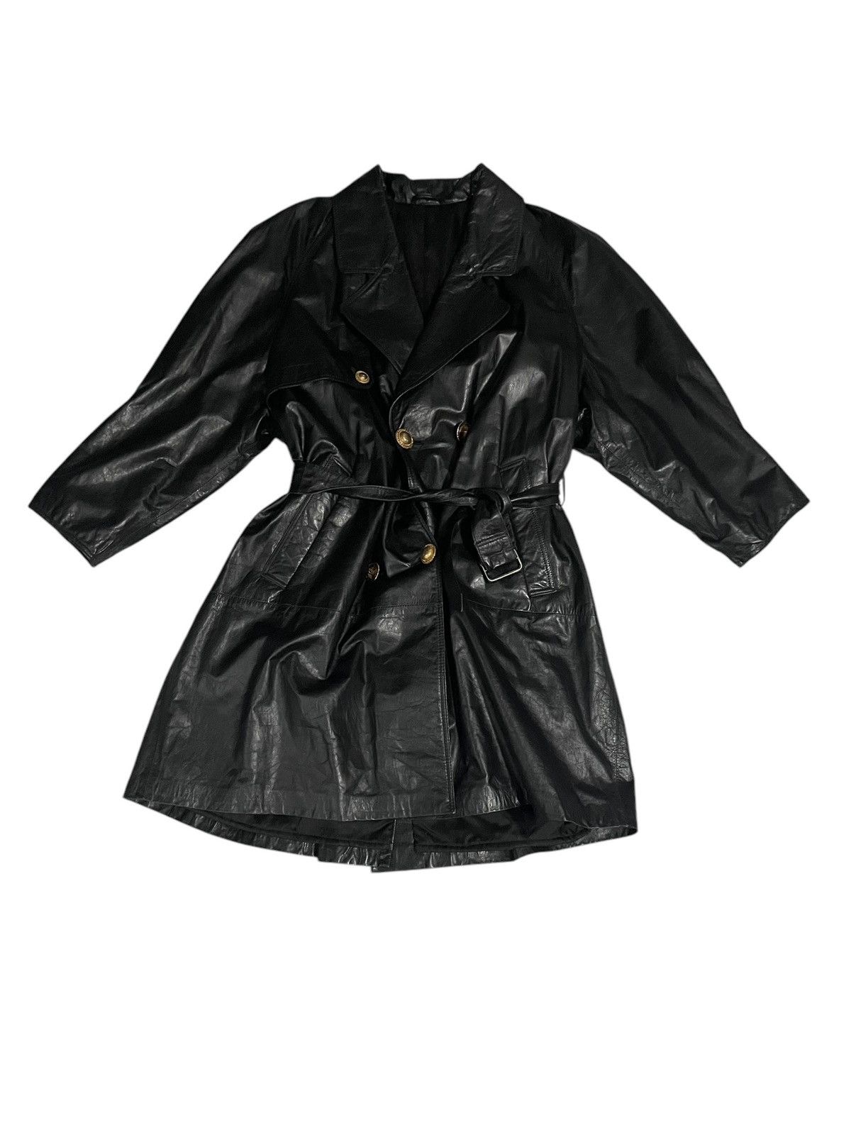 Designer × Vintage Trench vintage Pier Mitani 80s years Size L / US 10 / IT 46 - 1 Thumbnail