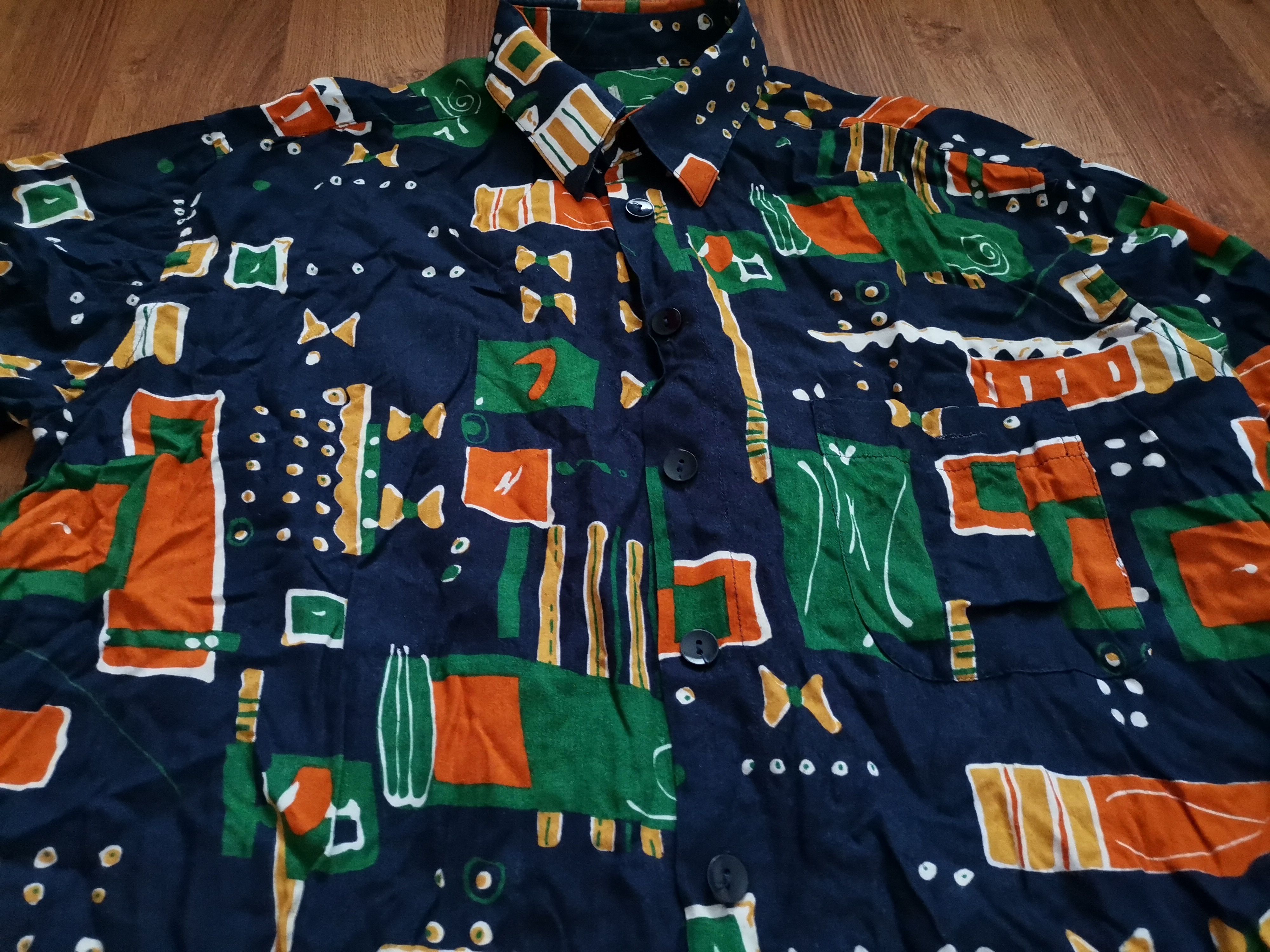 Vintage Vintage Abstract Shirt Size US M / EU 48-50 / 2 - 2 Thumbnail