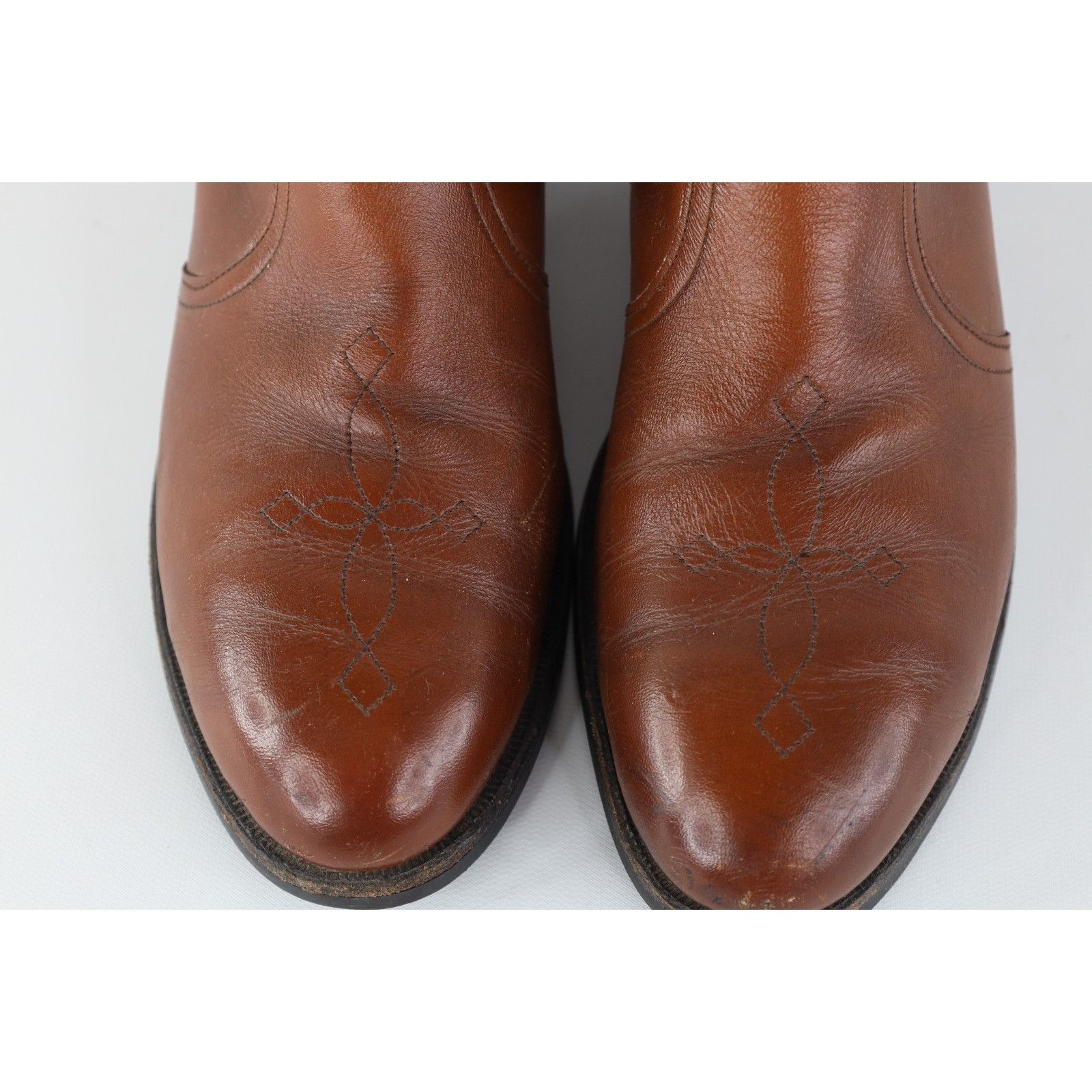 Vintage Vintage 70s Streetwear Tribal Leather Side Zip Boots Size US 9 / EU 42 - 3 Thumbnail