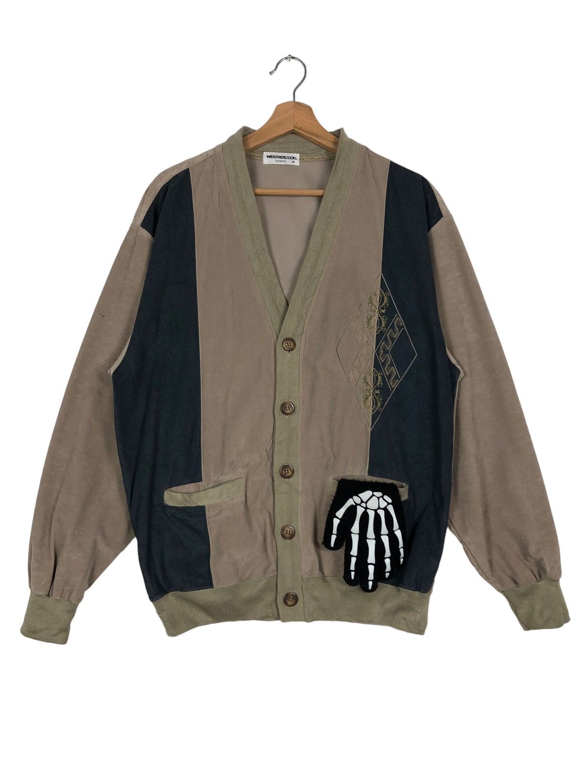 Japanese Brand 🔥90’s Vintage Leather Cardigan Jacket Naicai Japan Size US M / EU 48-50 / 2 - 1 Thumbnail
