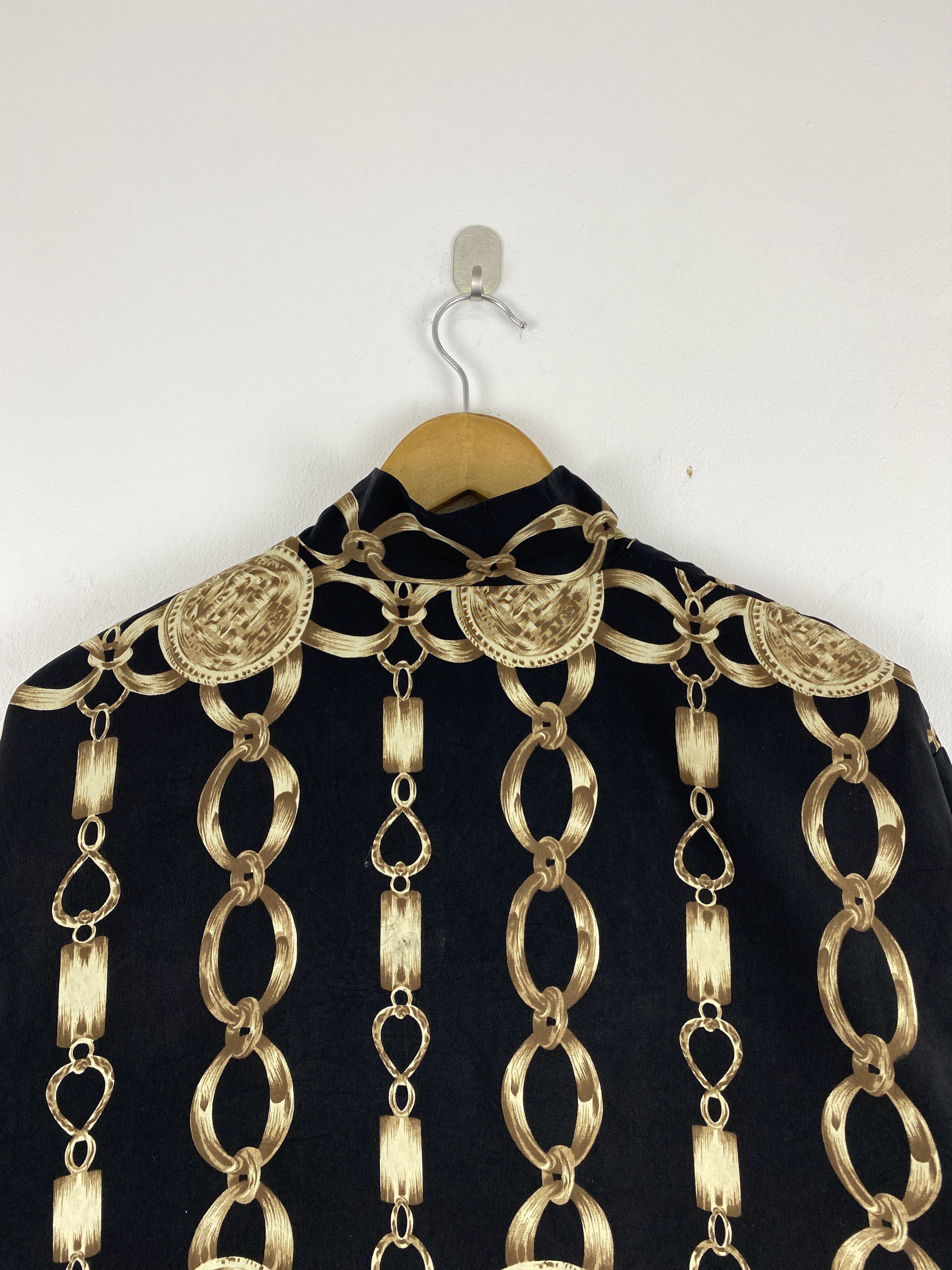 Japanese Brand Vintage Japanese Brand Gold Chain Zipper Up Jacket Size US XL / EU 56 / 4 - 4 Thumbnail
