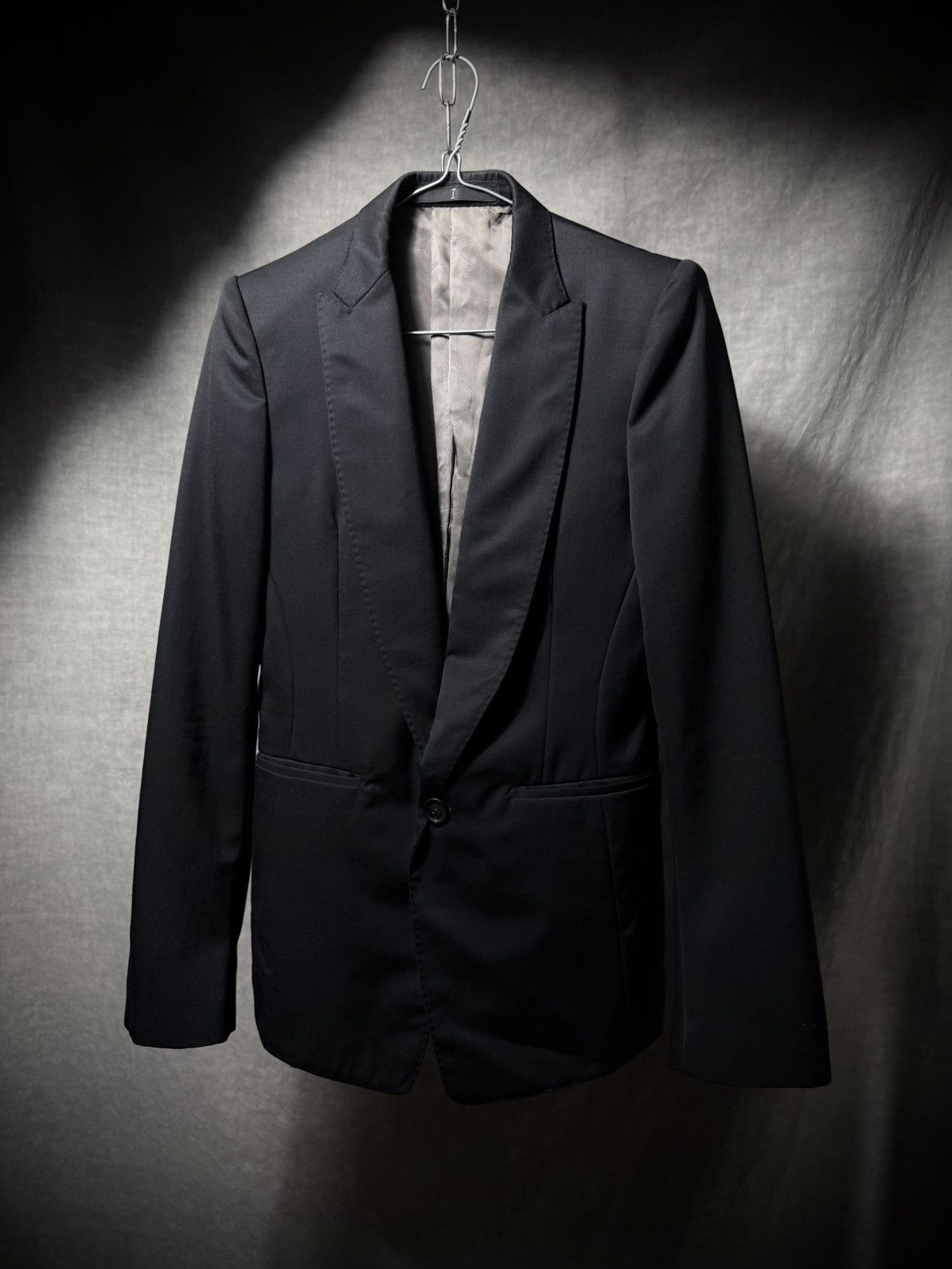 Julius Julius 08SS "Insanity In Industrial Inc" Gabardine Blazer Size US S / EU 44-46 / 1 - 1 Thumbnail
