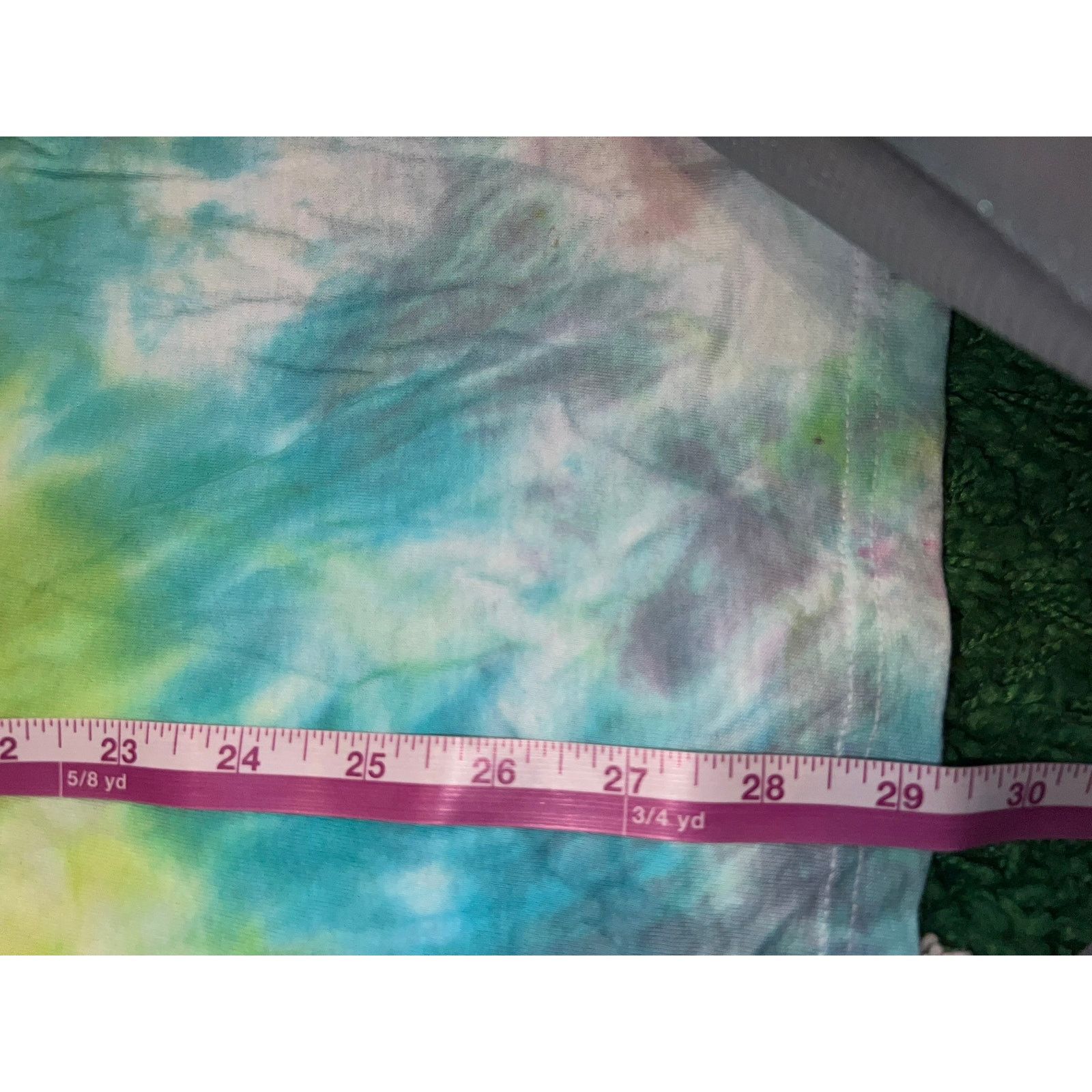 Hanes Hanes Comfort Soft Tie Dye Shirt Green Yellow Blue Tee Large Size US L / EU 52-54 / 3 - 9 Thumbnail