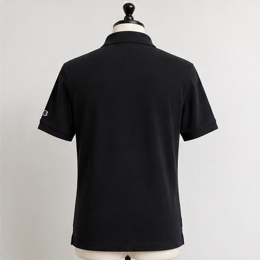Champion Champion Black Polo Shirt Size M Size US M / EU 48-50 / 2 - 2 Thumbnail