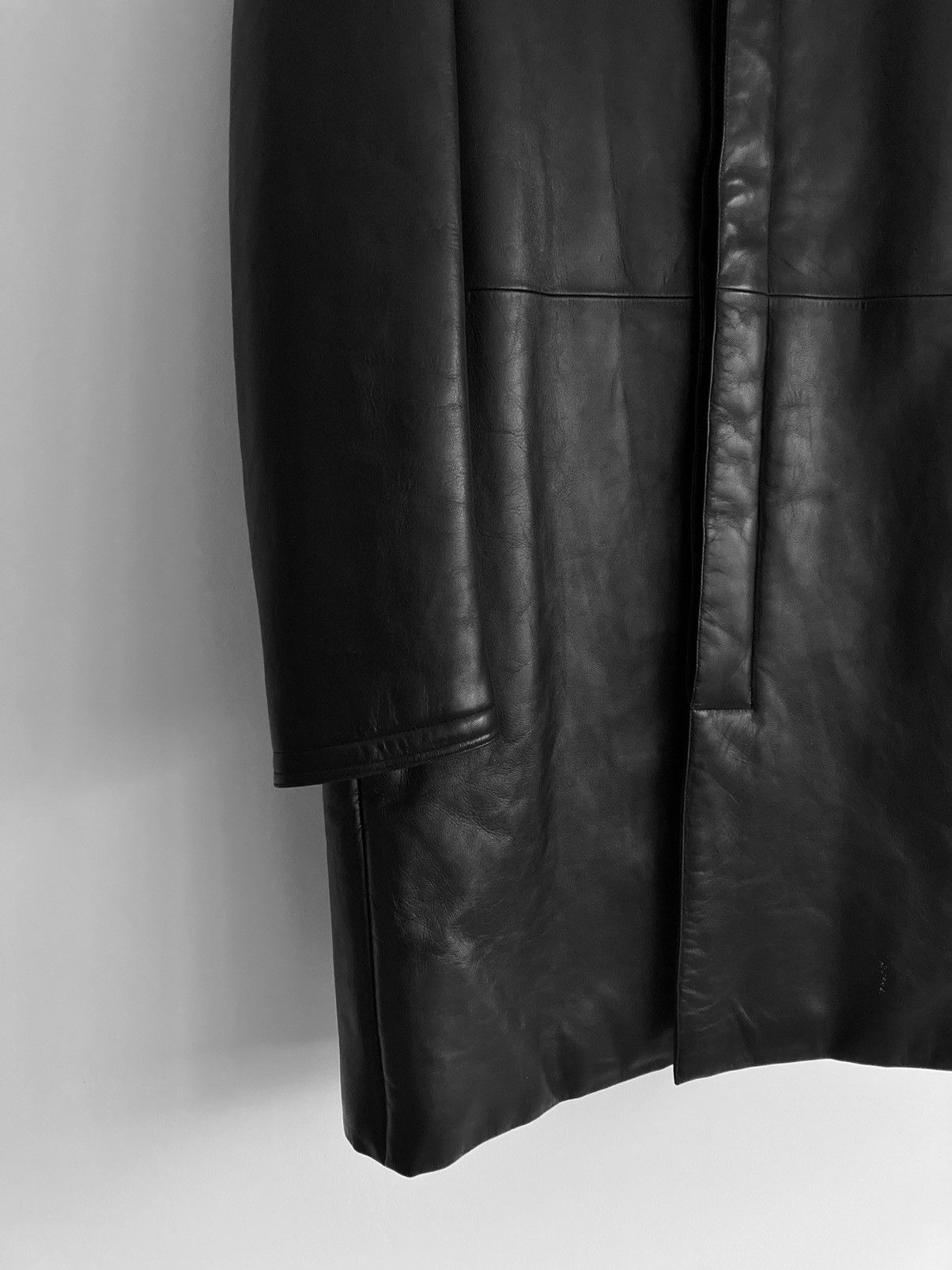 Dior × Hedi Slimane A/W 2002 “Reflexion” Padded Lambskin Coat Size US L / EU 52-54 / 3 - 5 Thumbnail