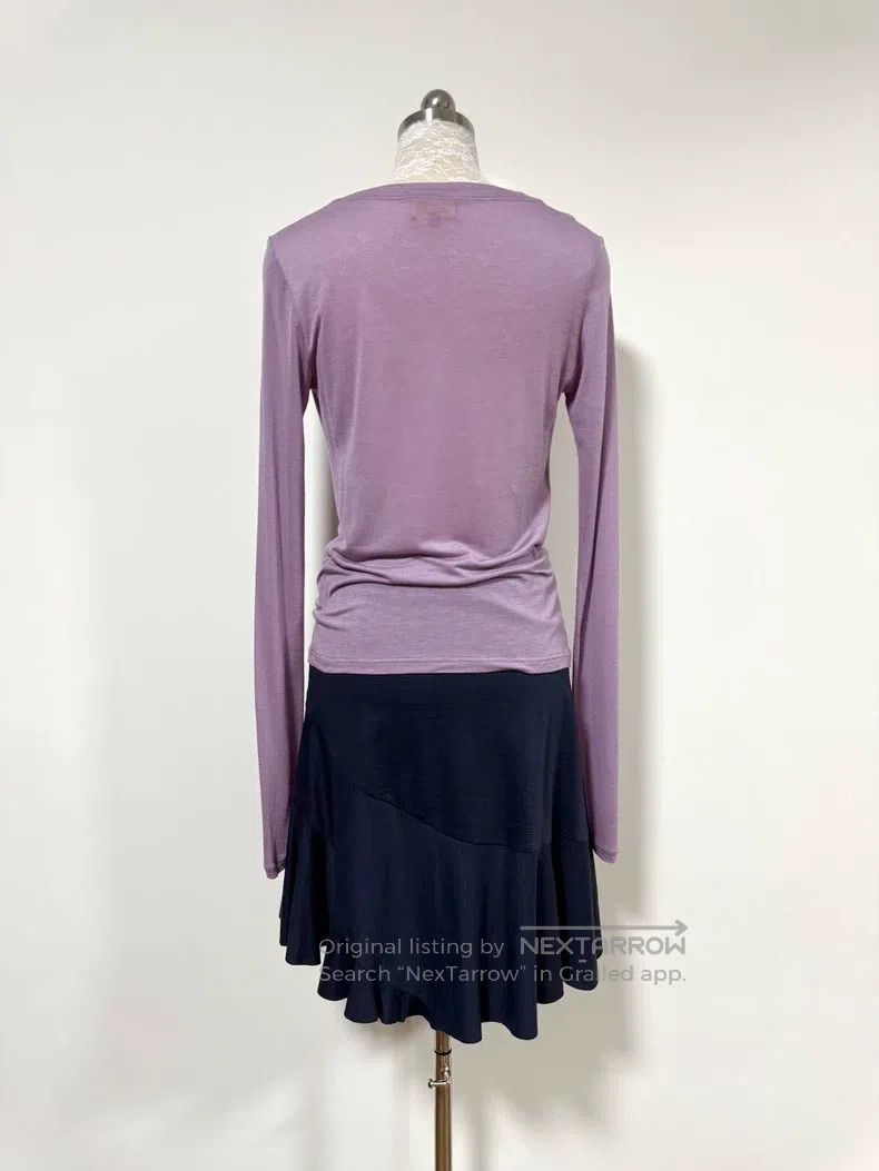 Vivienne Westwood Vivienne Westwood size L Navy blue irregularly cut pleated Size 26" / US 2 / IT 38 - 6 Thumbnail